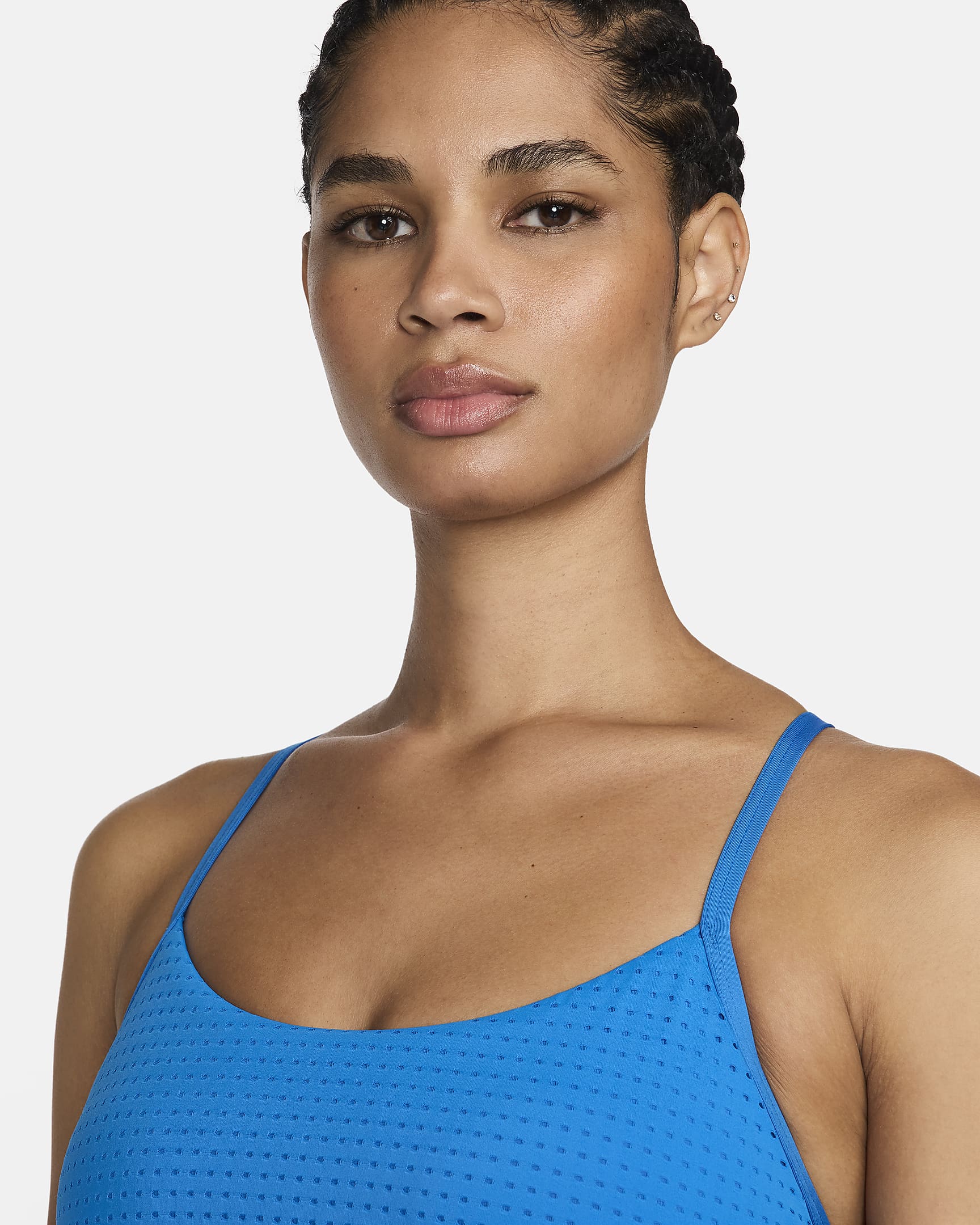 Nike Essential Women's Layered Tankini Top - Photo Blue