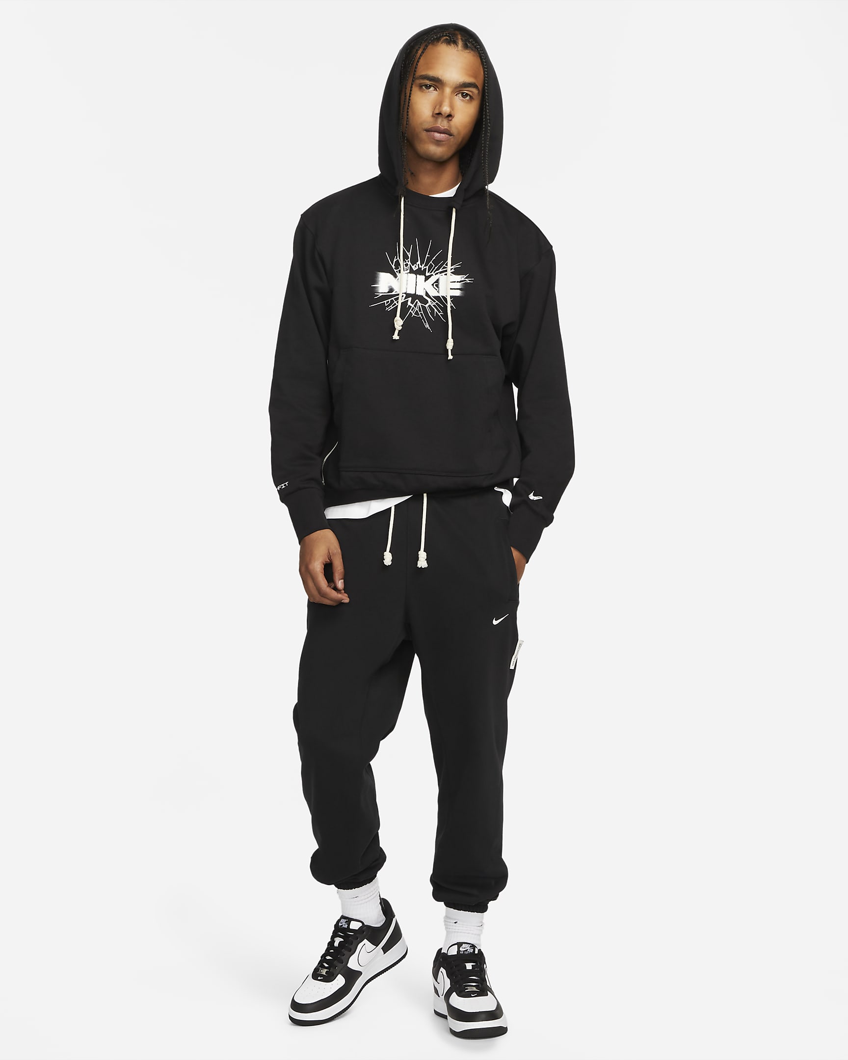Nike DriFIT Standard Issue Men's Pullover Basketball Hoodie.