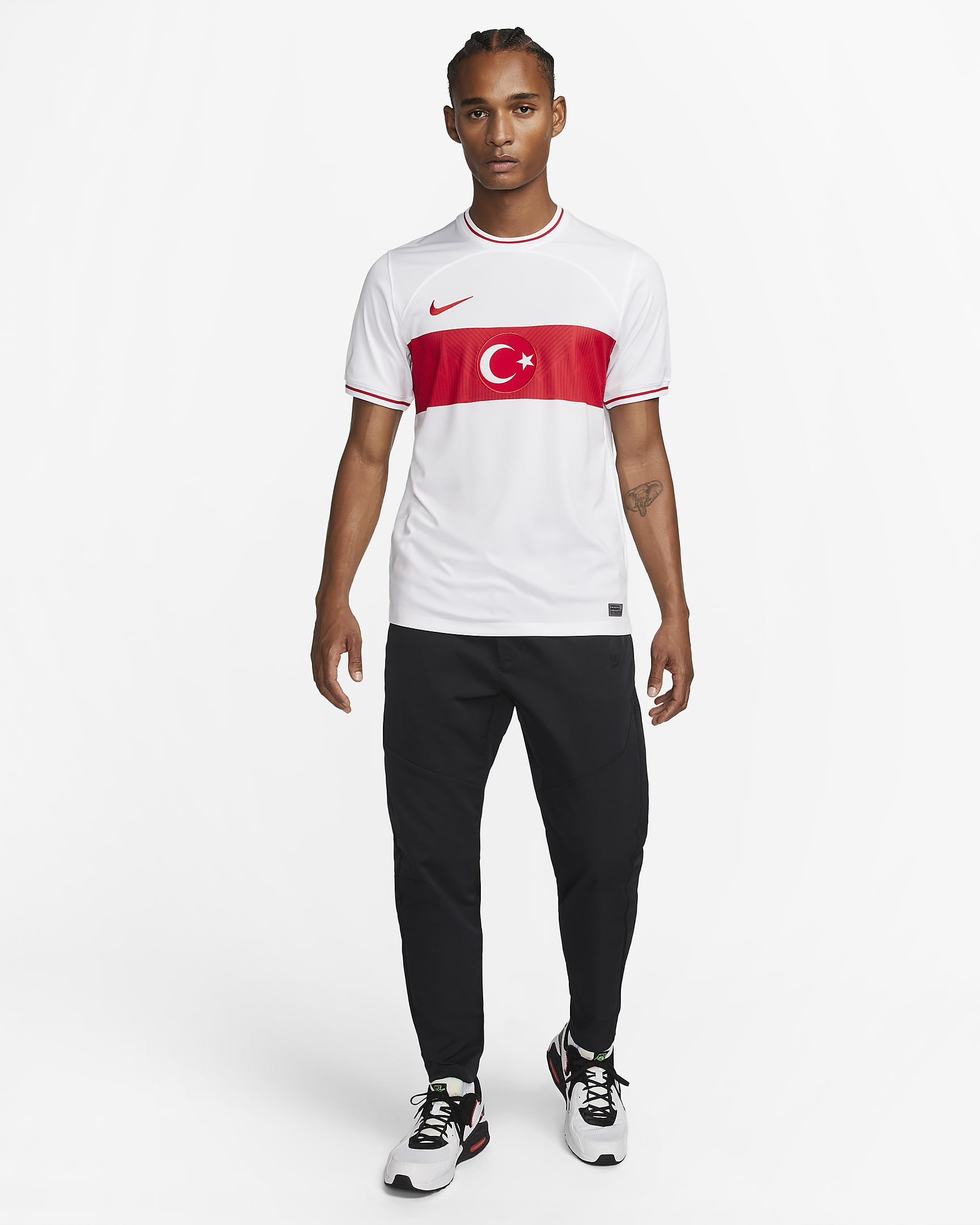 Türkiye 2022/23 Stadium Home Men's Nike Dri-FIT Football Shirt. Nike PT