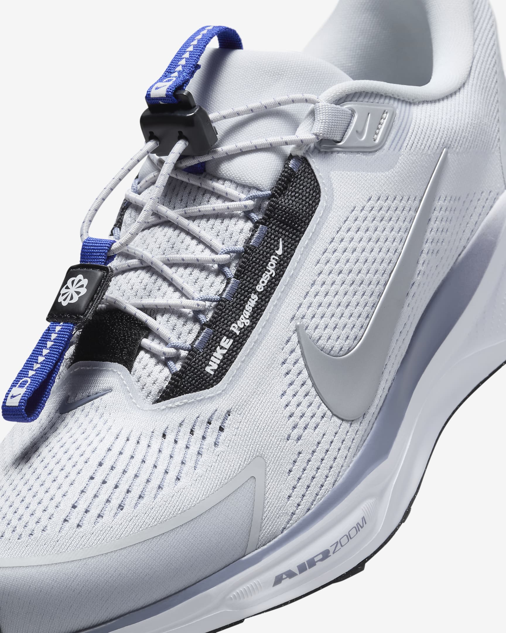 Tenis de correr en carretera para hombre Nike Pegasus EasyOn - Platino puro/Pizarra cenizo/Azul carrera/Plata metalizado