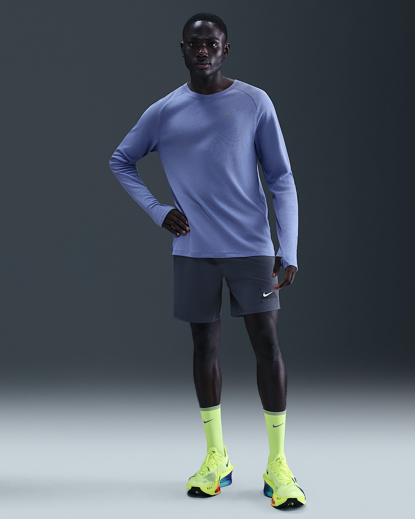 Short avec sous-short intégré Nike Challenger 18 cm pour homme - Thunder Blue