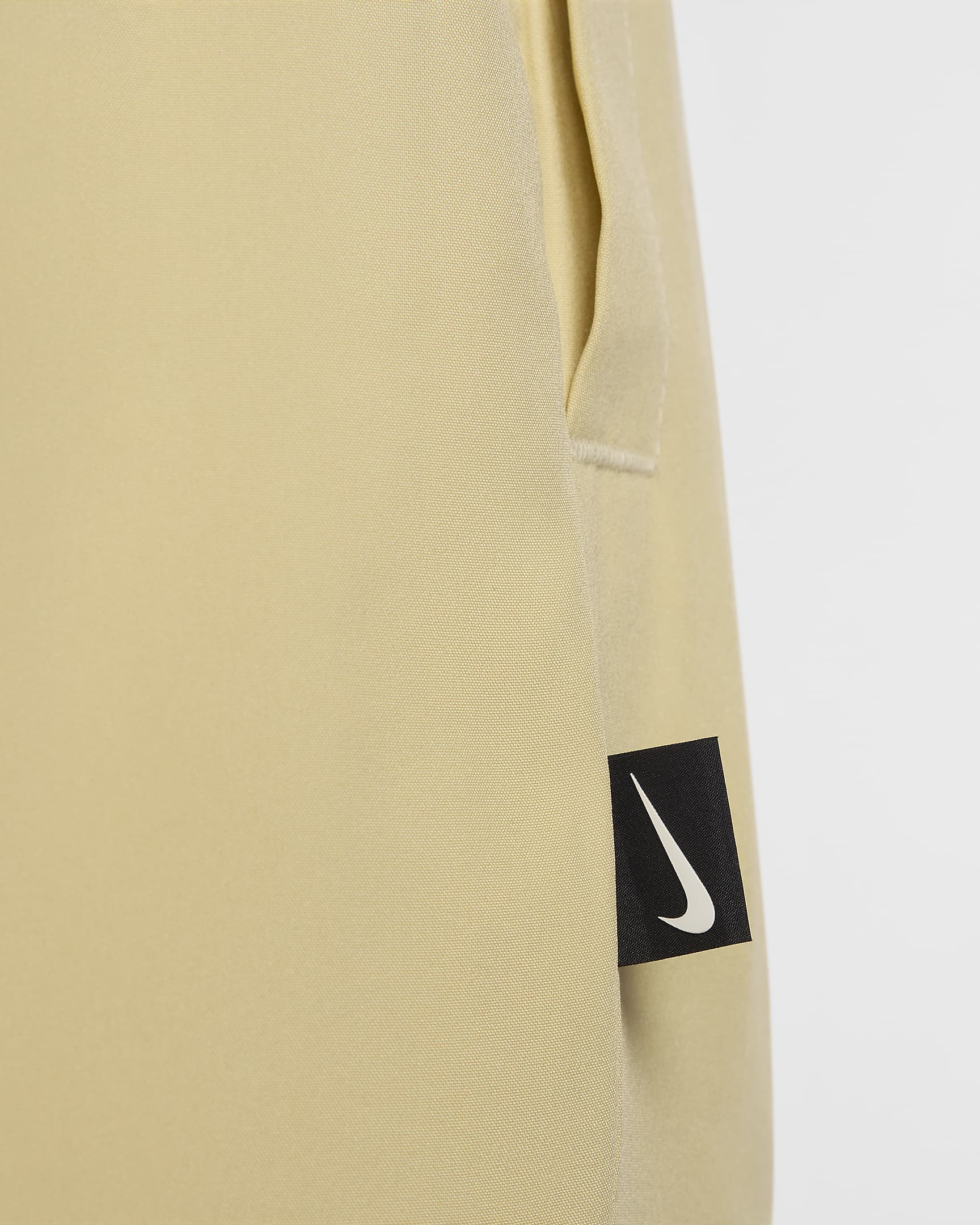 Pantaloni in tessuto da basket Nike Icon – Uomo - Team Gold/Nero/Bianco/Nero