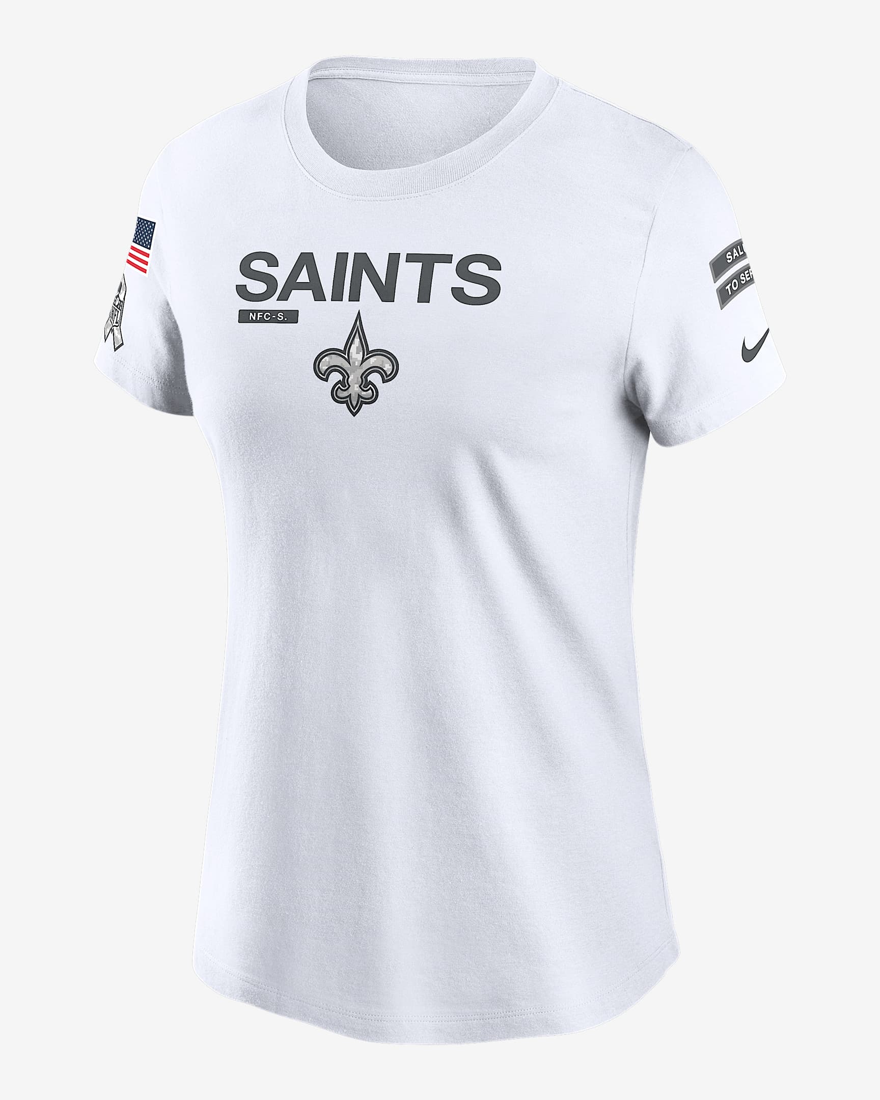 New Orleans Saints Salute to Service Legend Women's Nike NFL TShirt