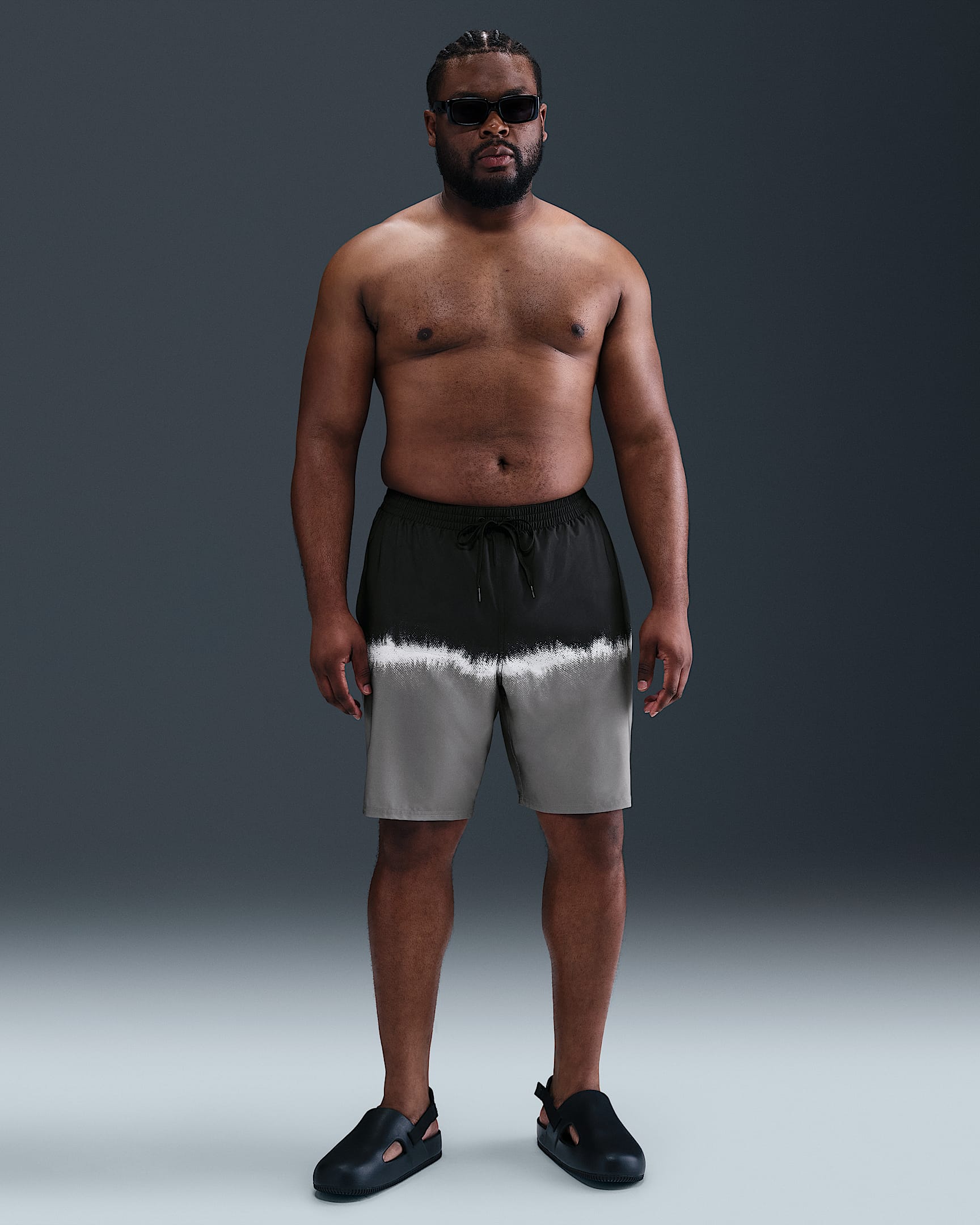 Nike Swim Breaker Men's 9" Boxer Volley Shorts - Black