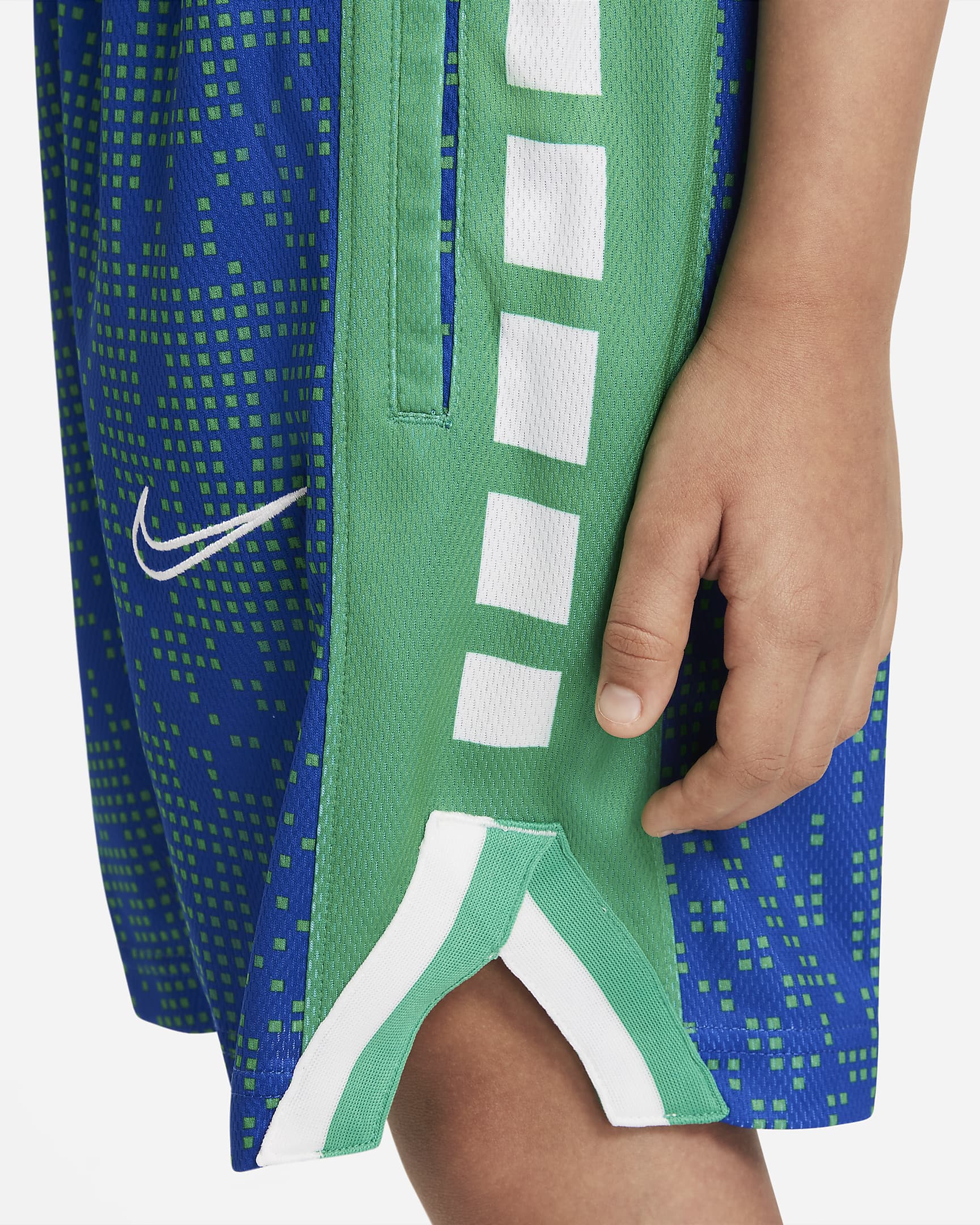 Nike Elite Big Kids' (Boys') Printed Basketball Shorts.