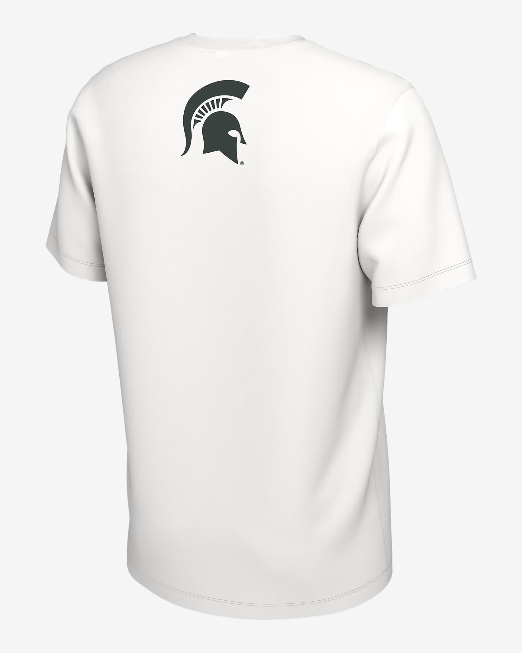 Michigan State Men's Nike College Basketball T-Shirt - White