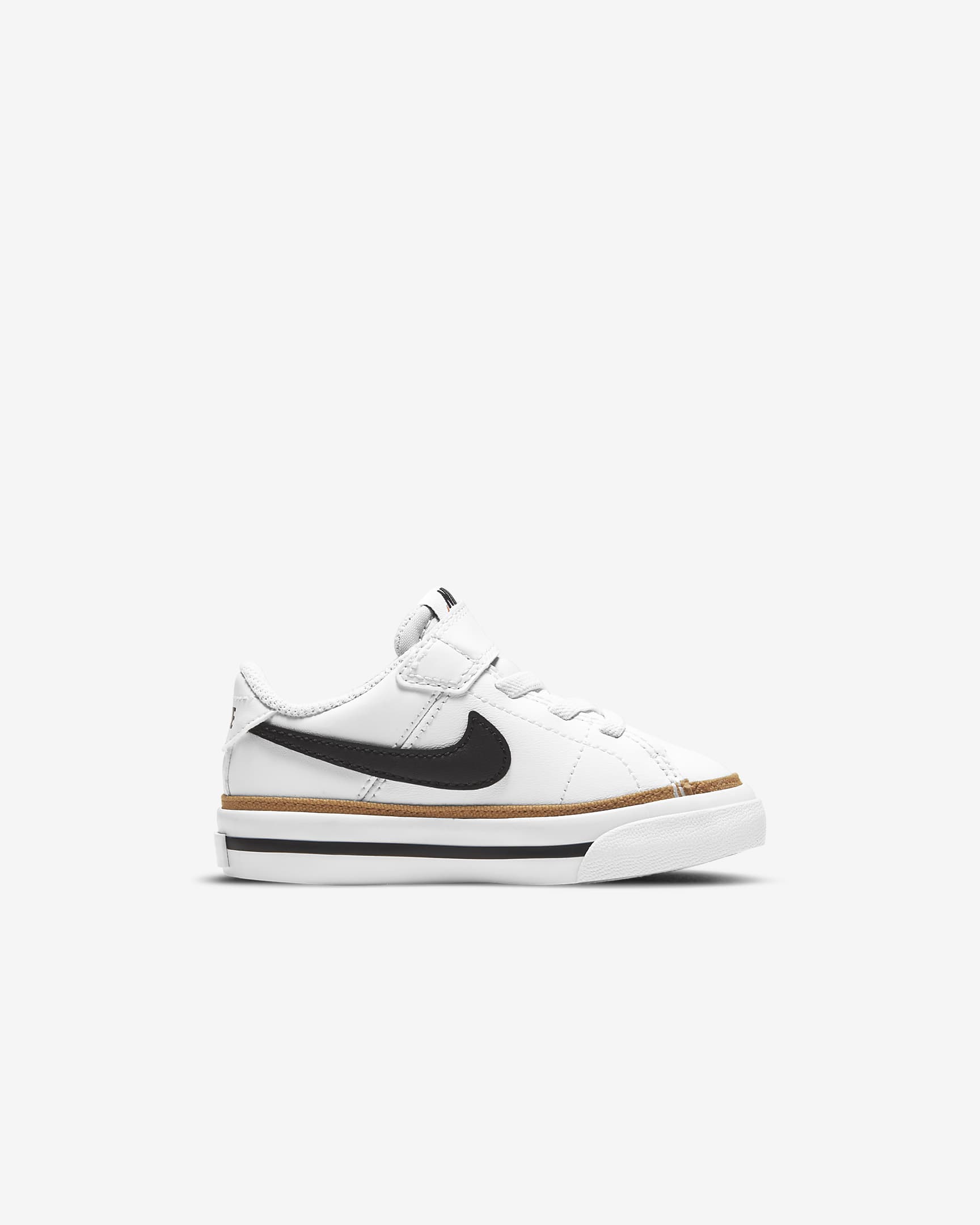 NikeCourt Legacy Baby/Toddler Shoes - White/Desert Ochre/Gum Light Brown/Black