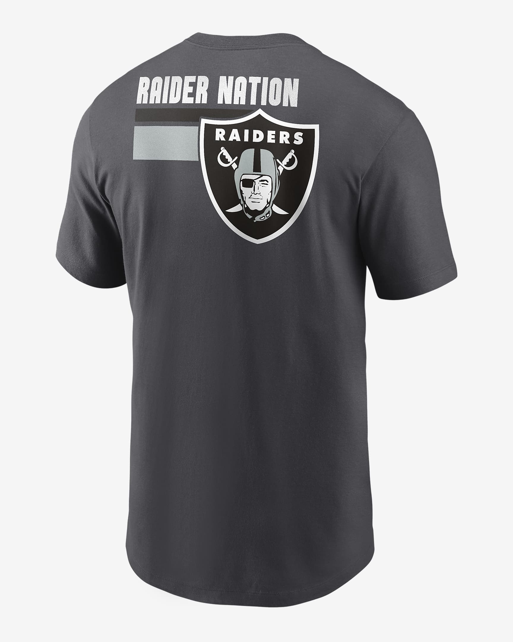 Playera Nike de la NFL para hombre Las Vegas Raiders Blitz Team ...