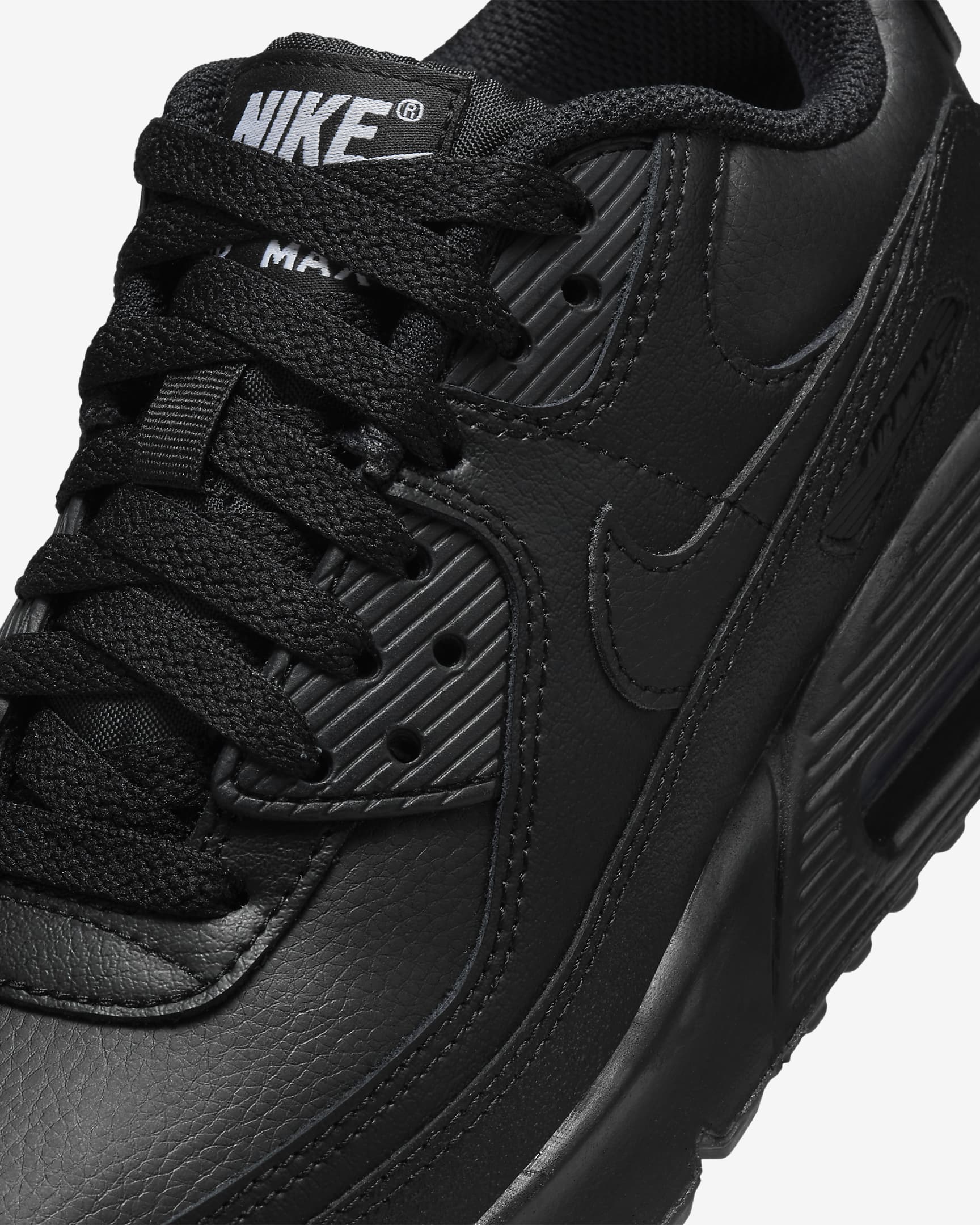 Nike Air Max 90 cipő nagyobb gyerekeknek - Fekete/Fekete/Fehér/Fekete