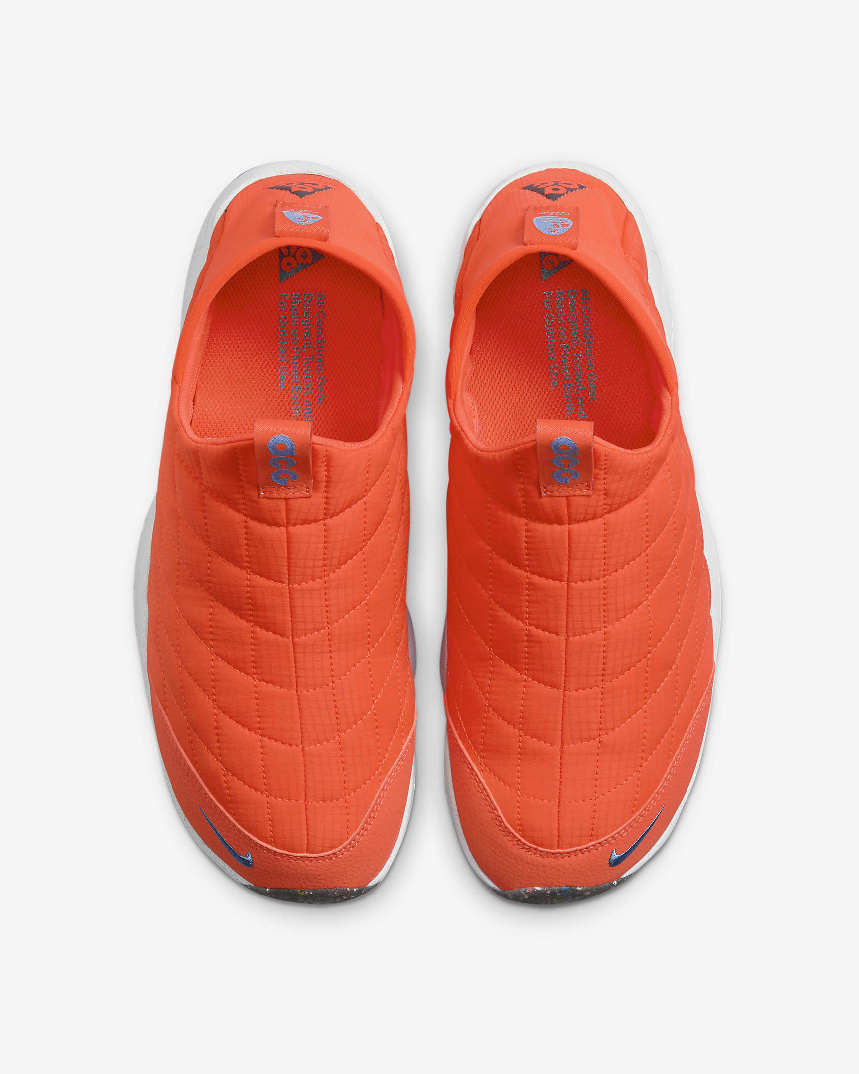 Nike ACG Moc 3.5 Shoes - Rush Orange/Dark Smoke Grey/Pure Platinum/Dutch Blue