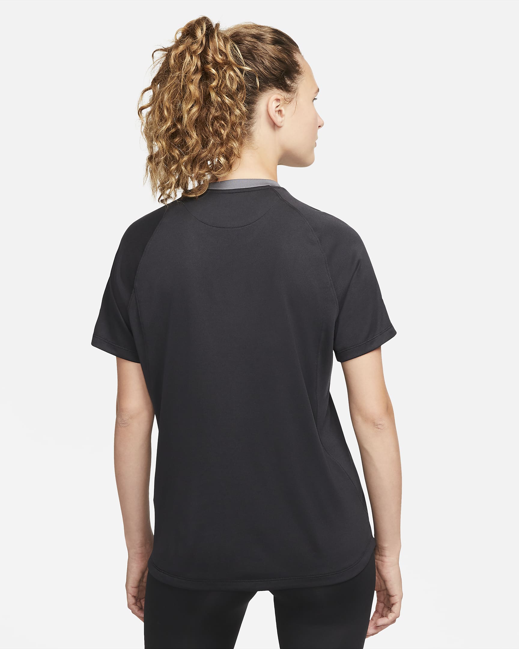 Camiseta de fútbol de manga corta Nike Dri-FIT para mujer Paris Saint ...