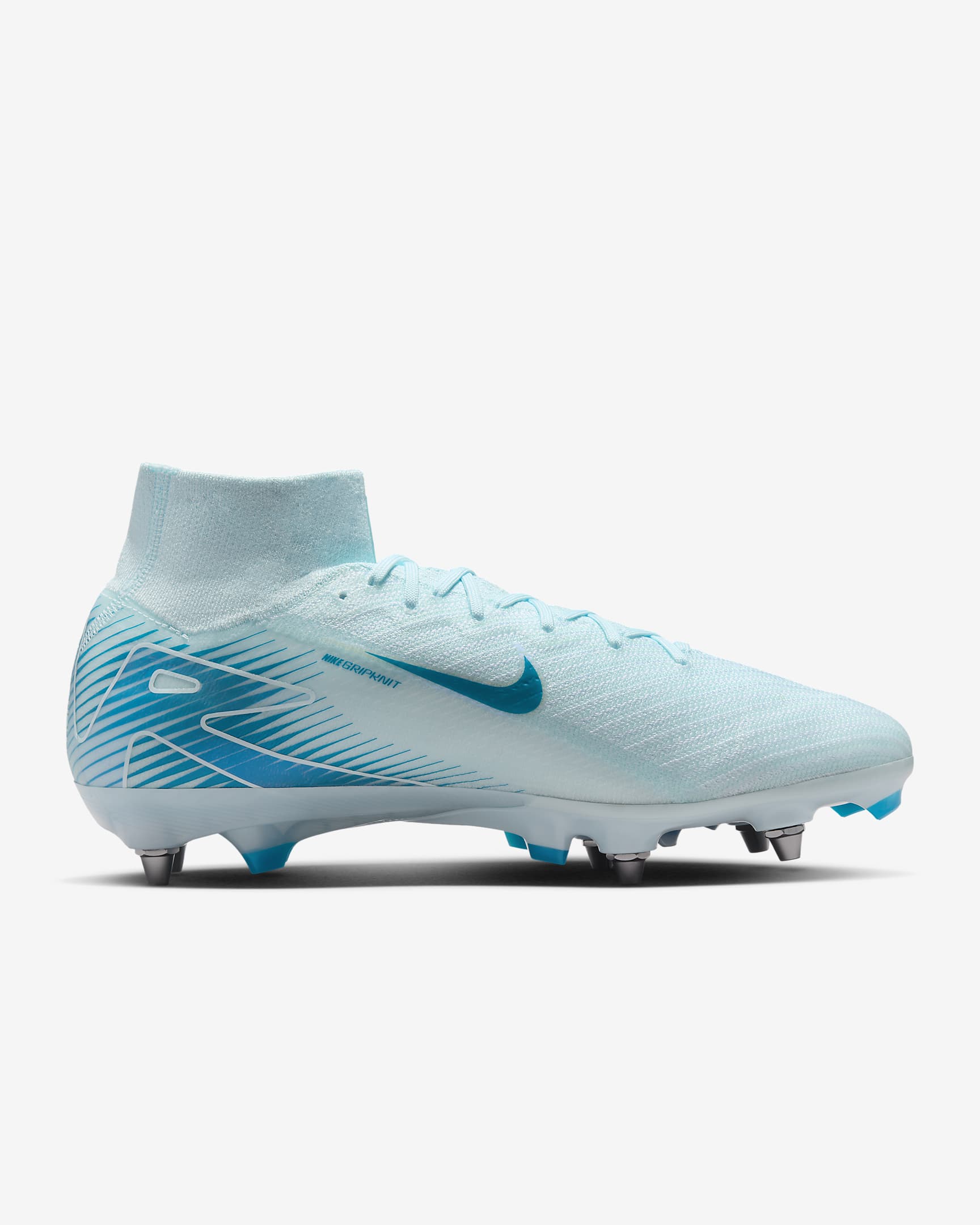 Scarpa da calcio a taglio alto SG-Pro Nike Mercurial Superfly 10 Elite - Glacier Blue/Blue Orbit