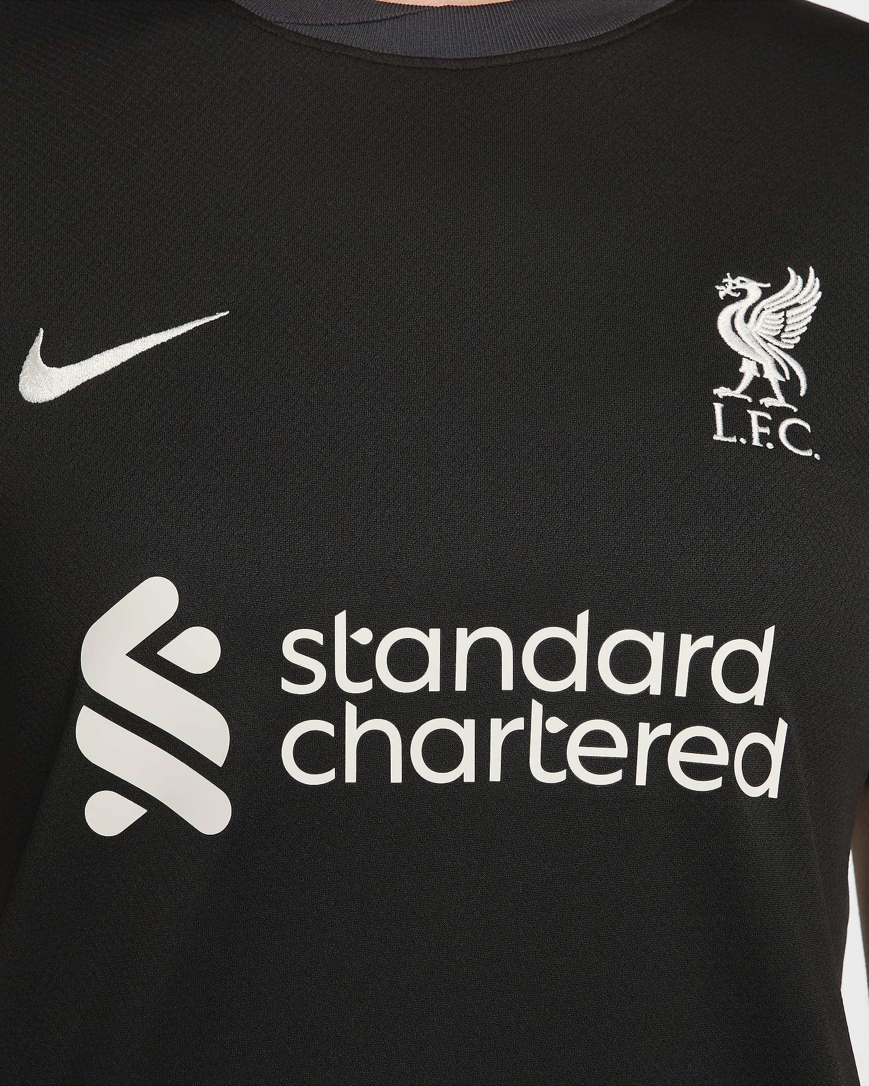 Maillot de foot replica Nike Dri-FIT Liverpool FC 2024/25 Stadium Extérieur pour femme - Noir/Anthracite/Washed Teal/Sail