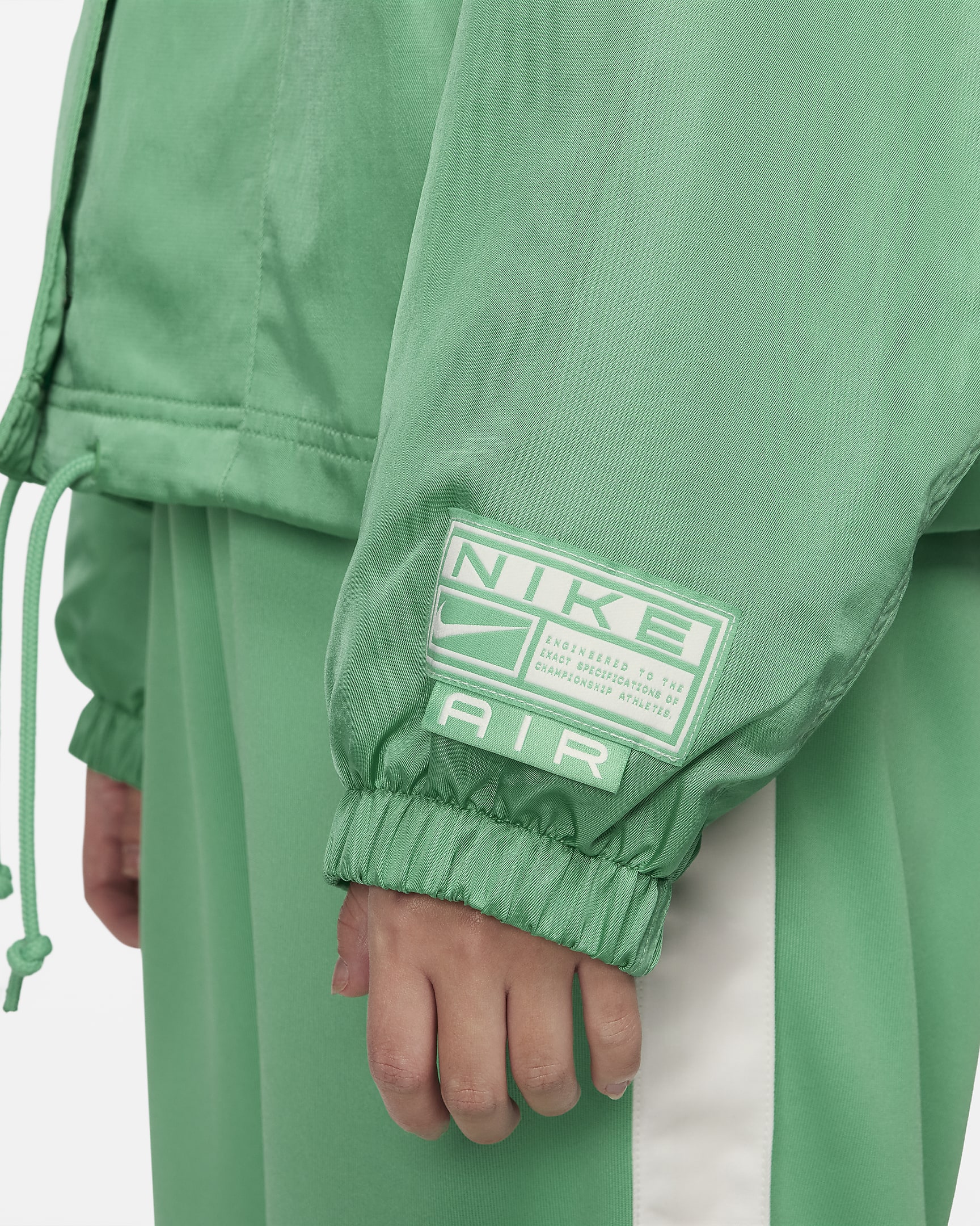 Nike Air Women's Oversized Woven Bomber Jacket - Spring Green/Sail