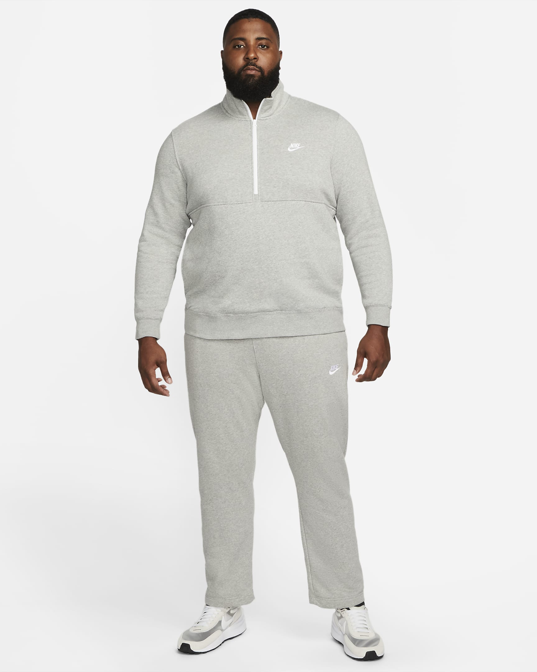 Nike Sportswear Club Men's Brushed-Back 1/2-Zip Sweatshirt. Nike UK