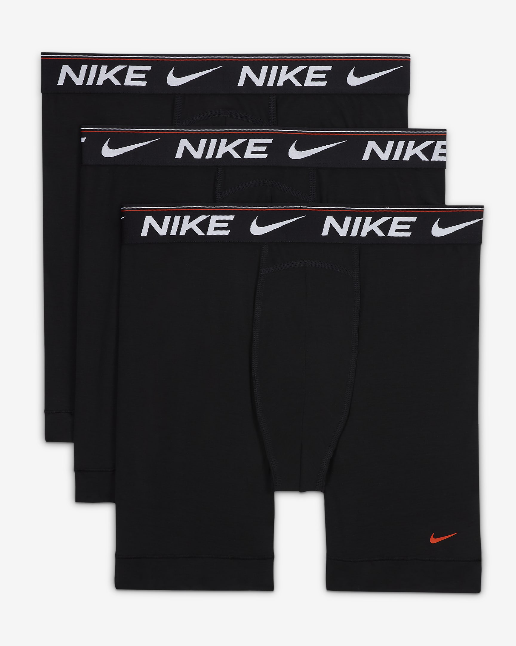 Ropa interior larga Dri-FIT para hombre (paquete de 3) Nike Ultra Comfort - Negro