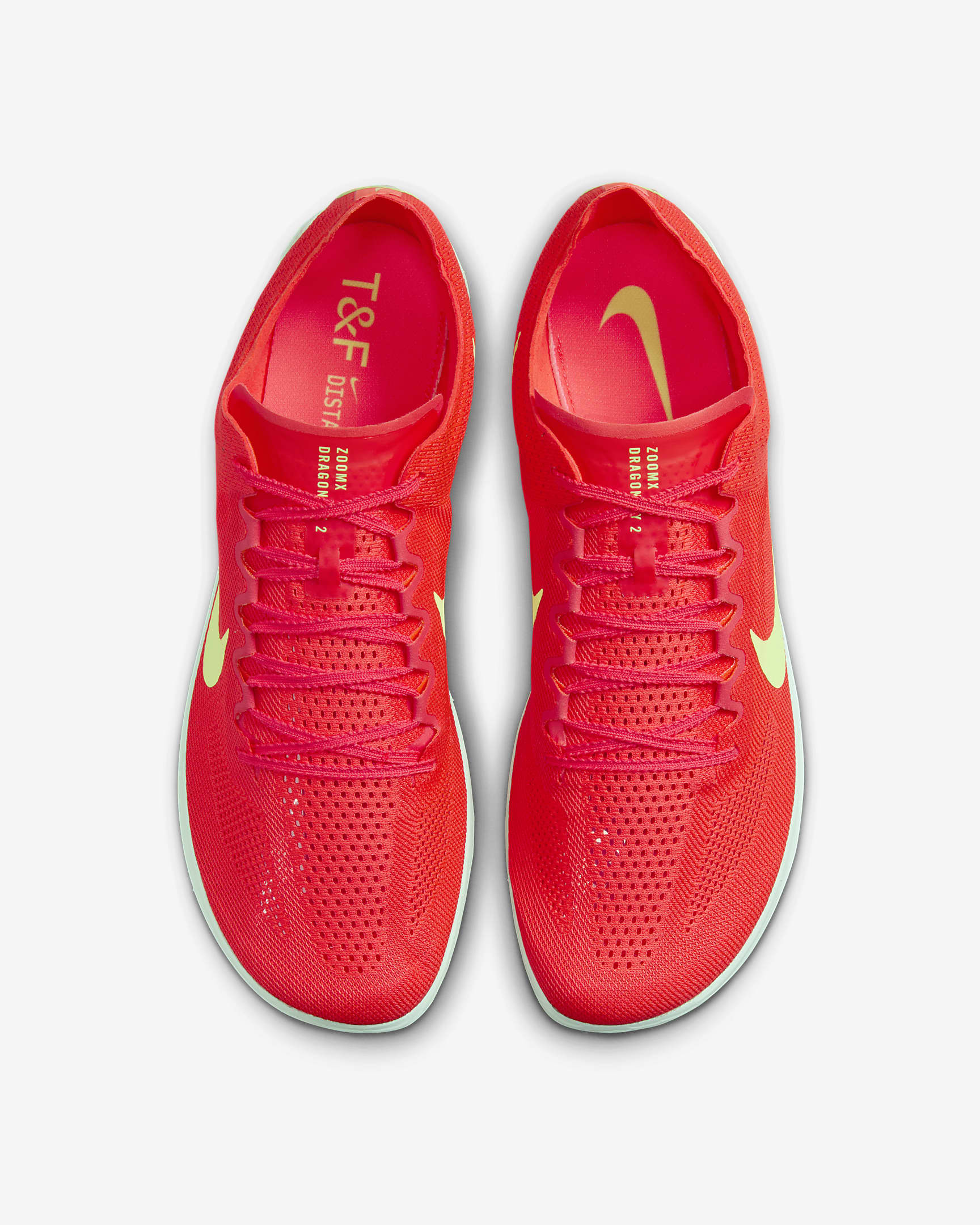 Nike Dragonfly 2 Track & Field Distance Spikes - Bright Crimson/Hyper Crimson/Lime Blast/Cave Purple