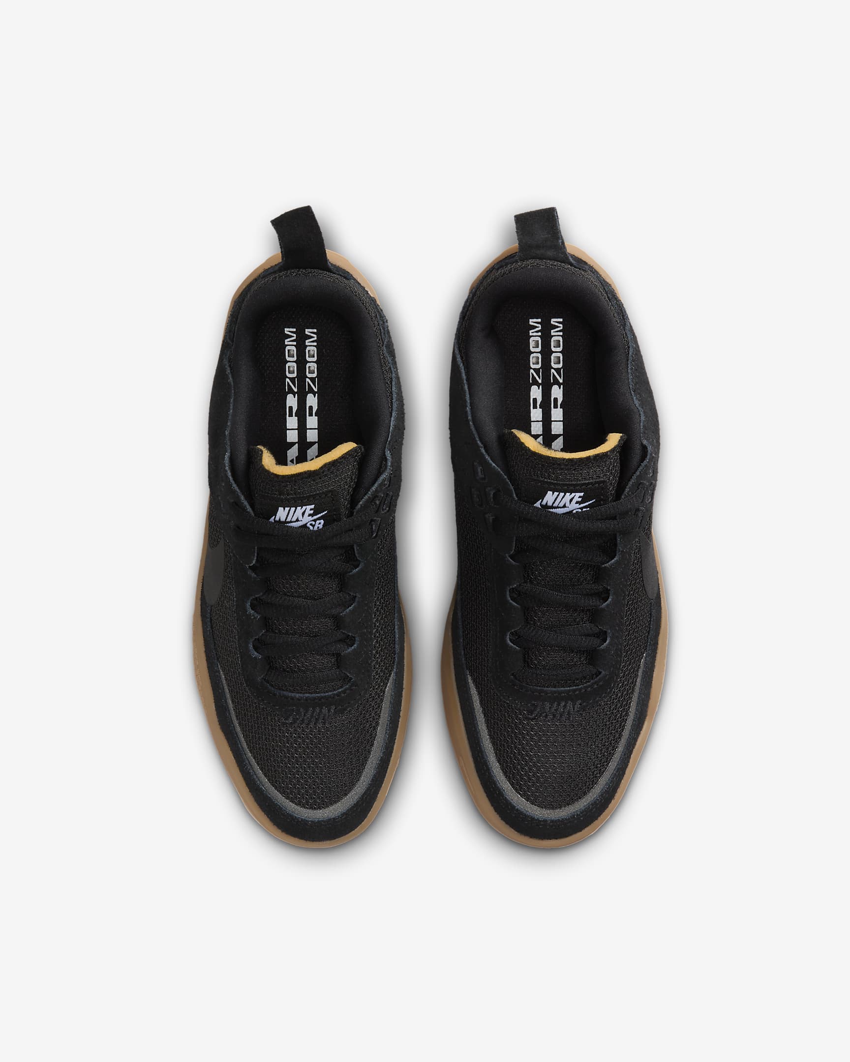 Chaussure de skate Nike SB Day One pour ado - Noir/Gum Light Brown/Blanc/Noir