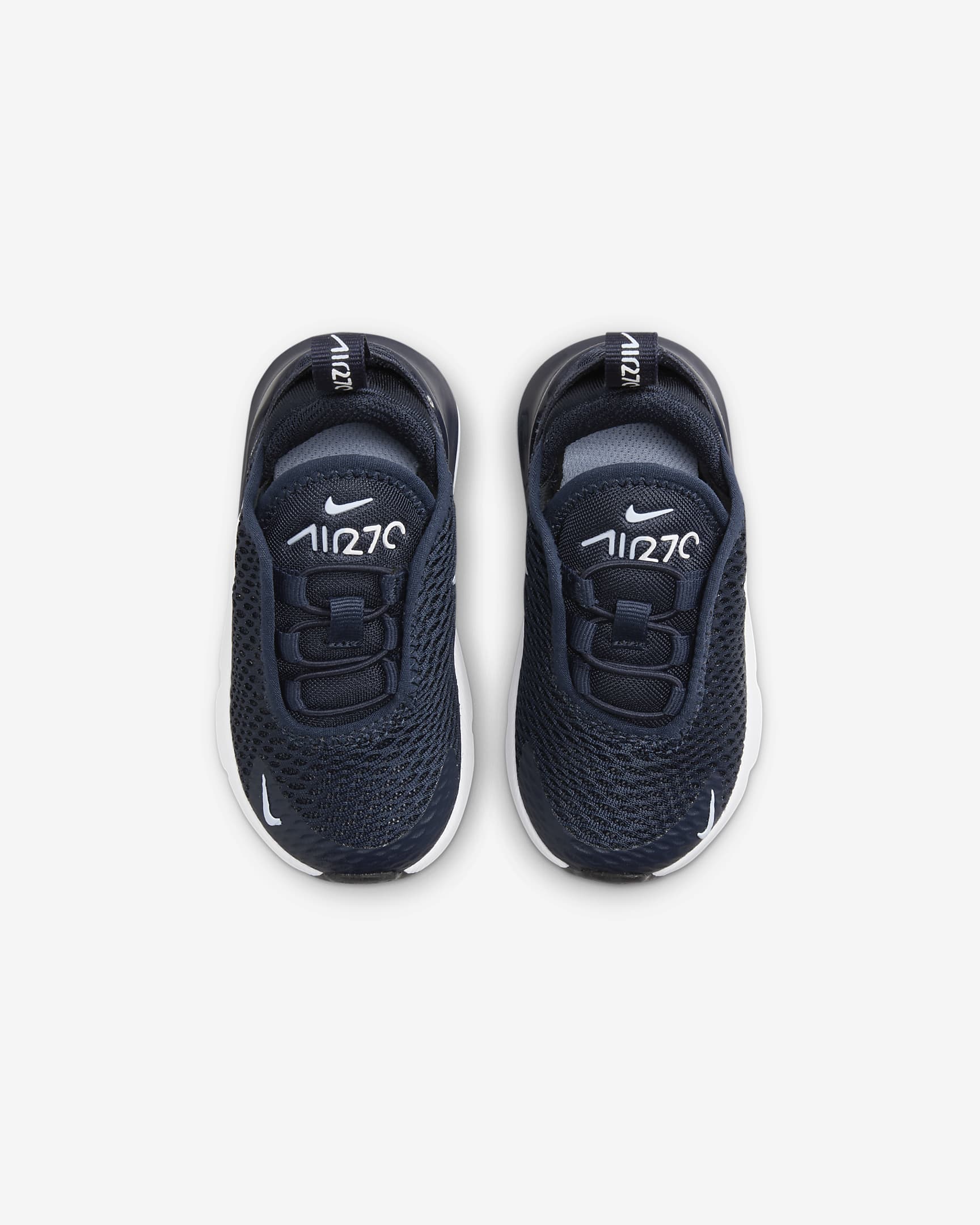 Nike Air Max 270 Baby/Toddler Shoe - Obsidian/White/White/Cobalt Bliss