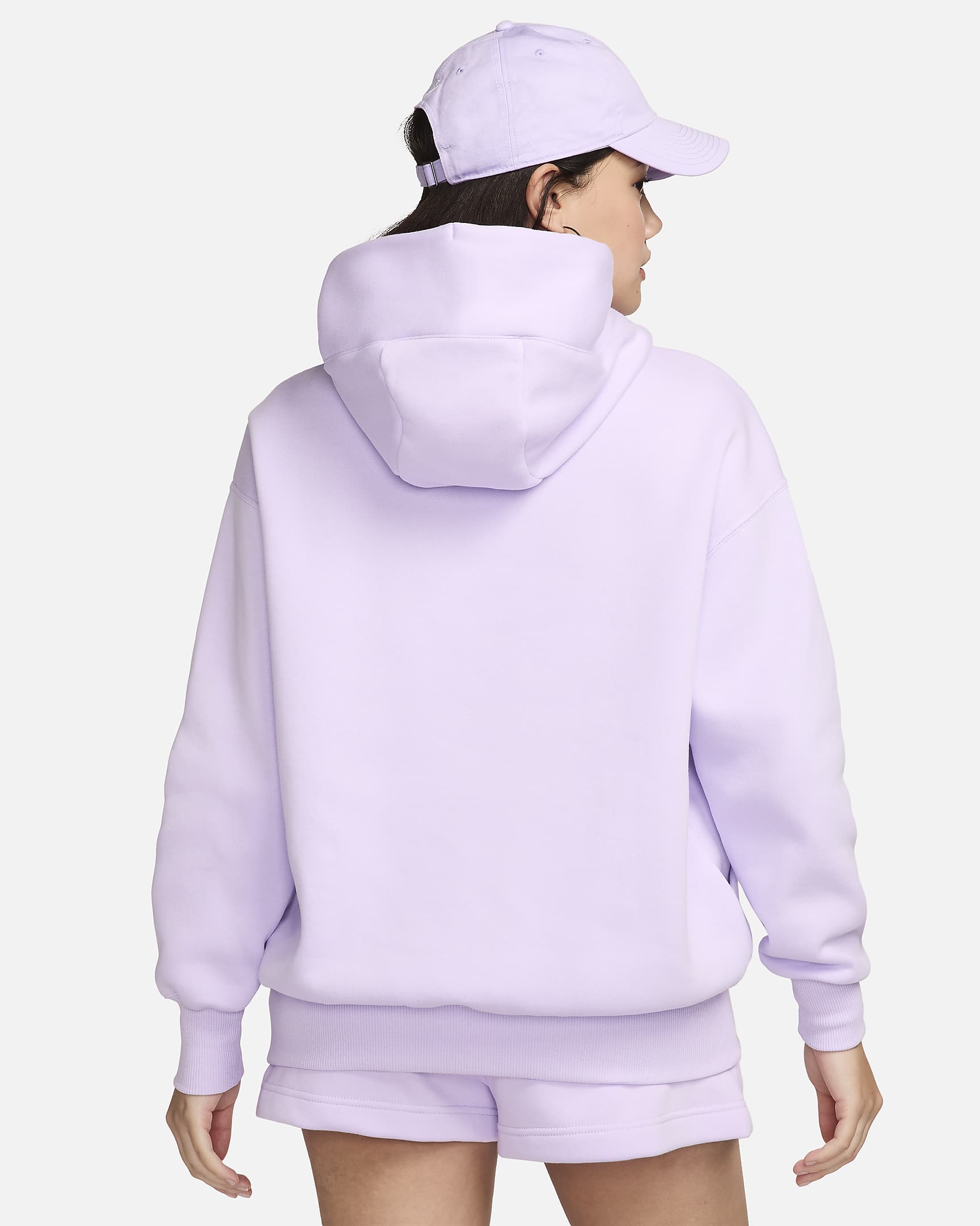 Nike Sportswear Phoenix Fleece Oversized hoodie voor dames - Violet Mist/Sail