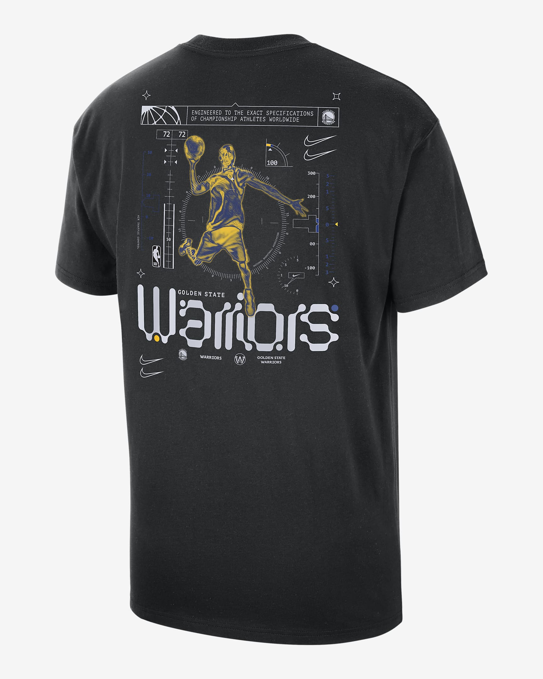 Playera Nike NBA Max90 para hombre Golden State Warriors. Nike.com