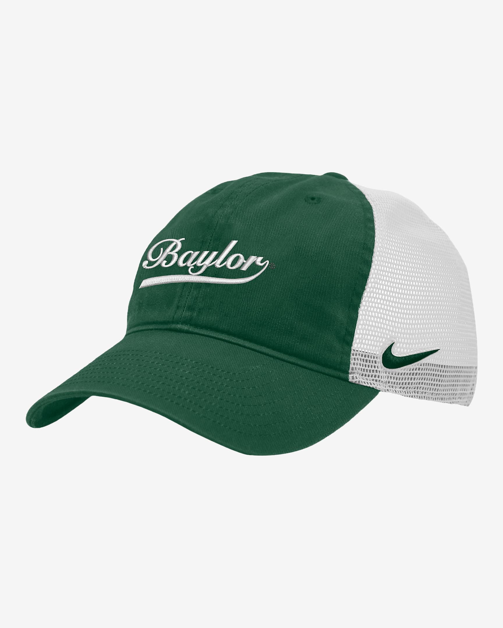 Baylor Heritage86 Nike College Trucker Hat - Gorge Green