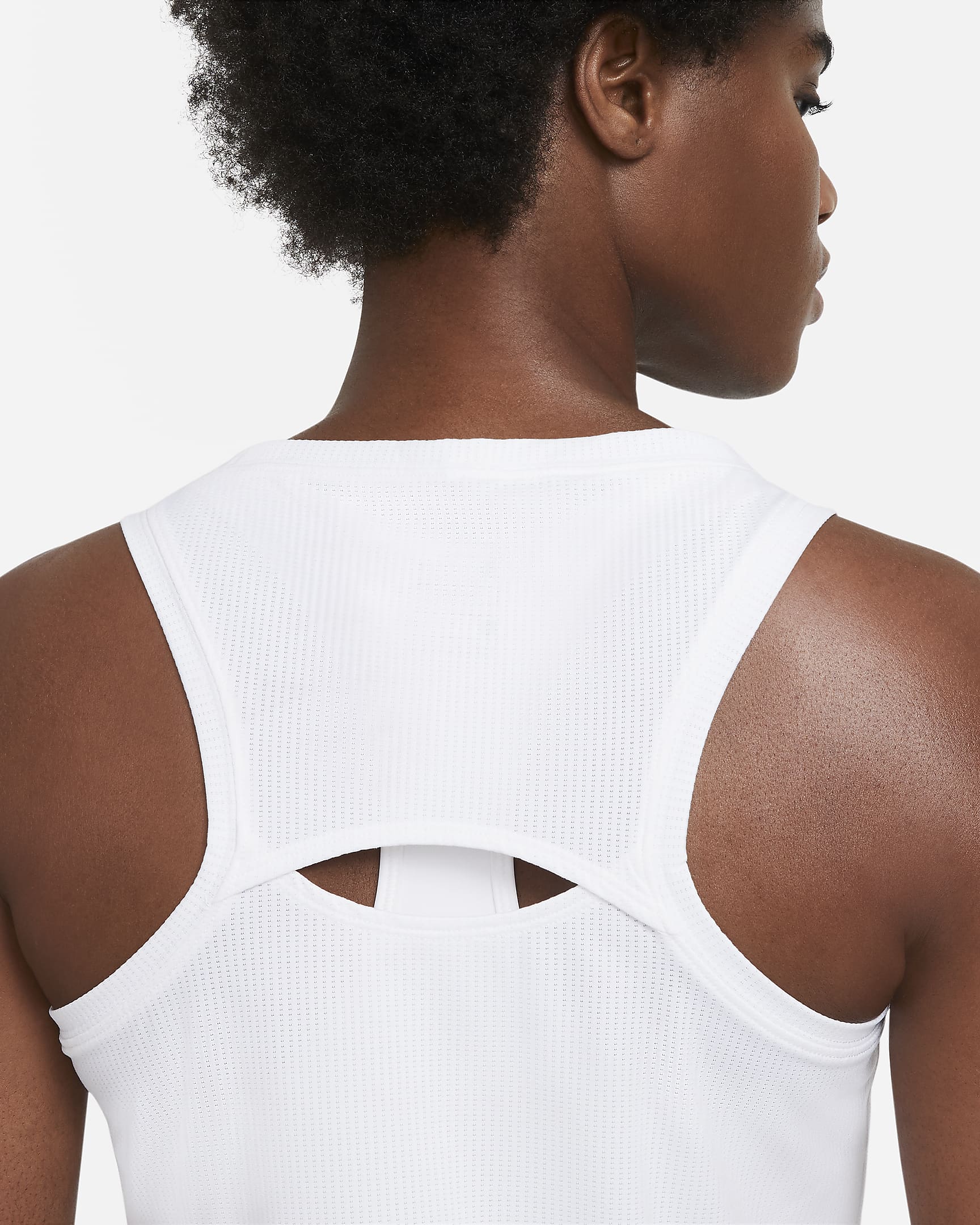 NikeCourt Victory Tennis-Tanktop für Damen - Weiß/Schwarz