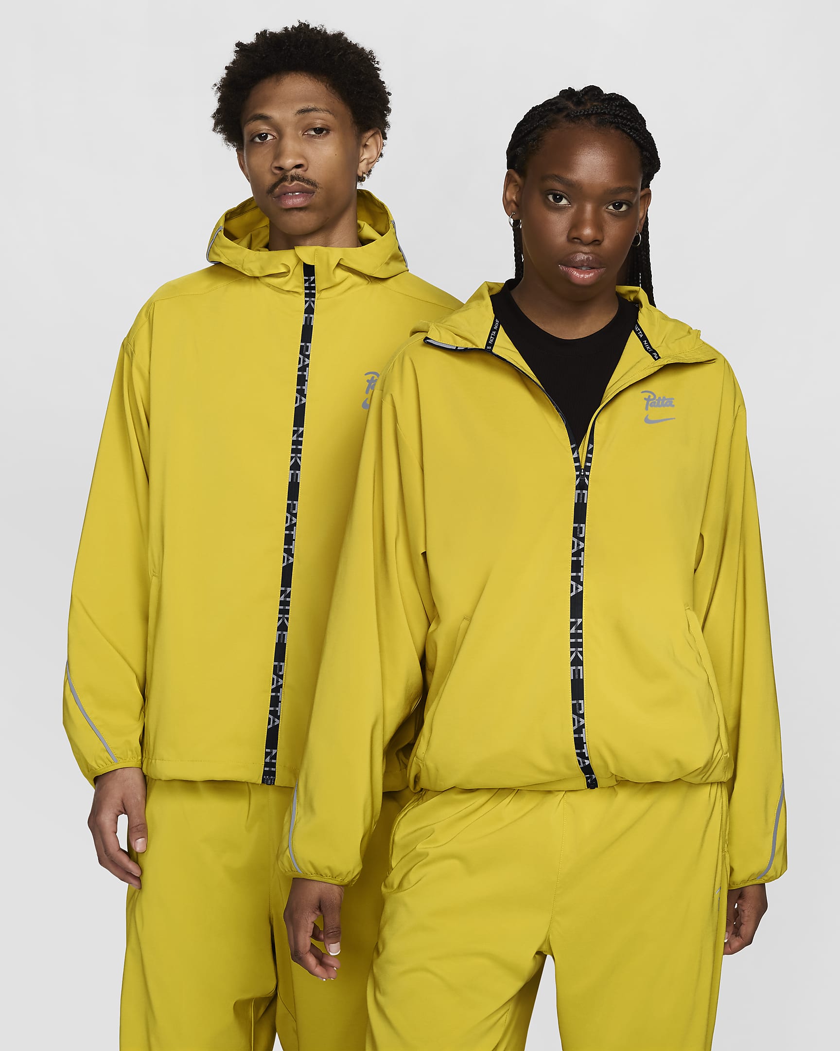 Veste à zip Nike x Patta Running Team pour homme - Saffron Quartz