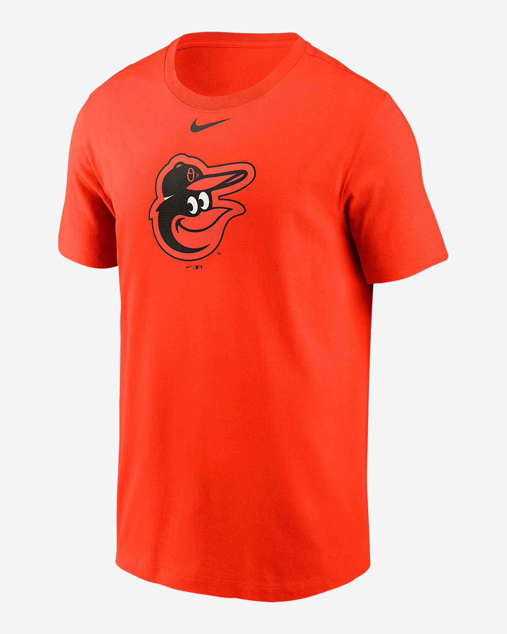 Baltimore Orioles Fuse Large Logo Men's Nike MLB T-Shirt - Team Orange