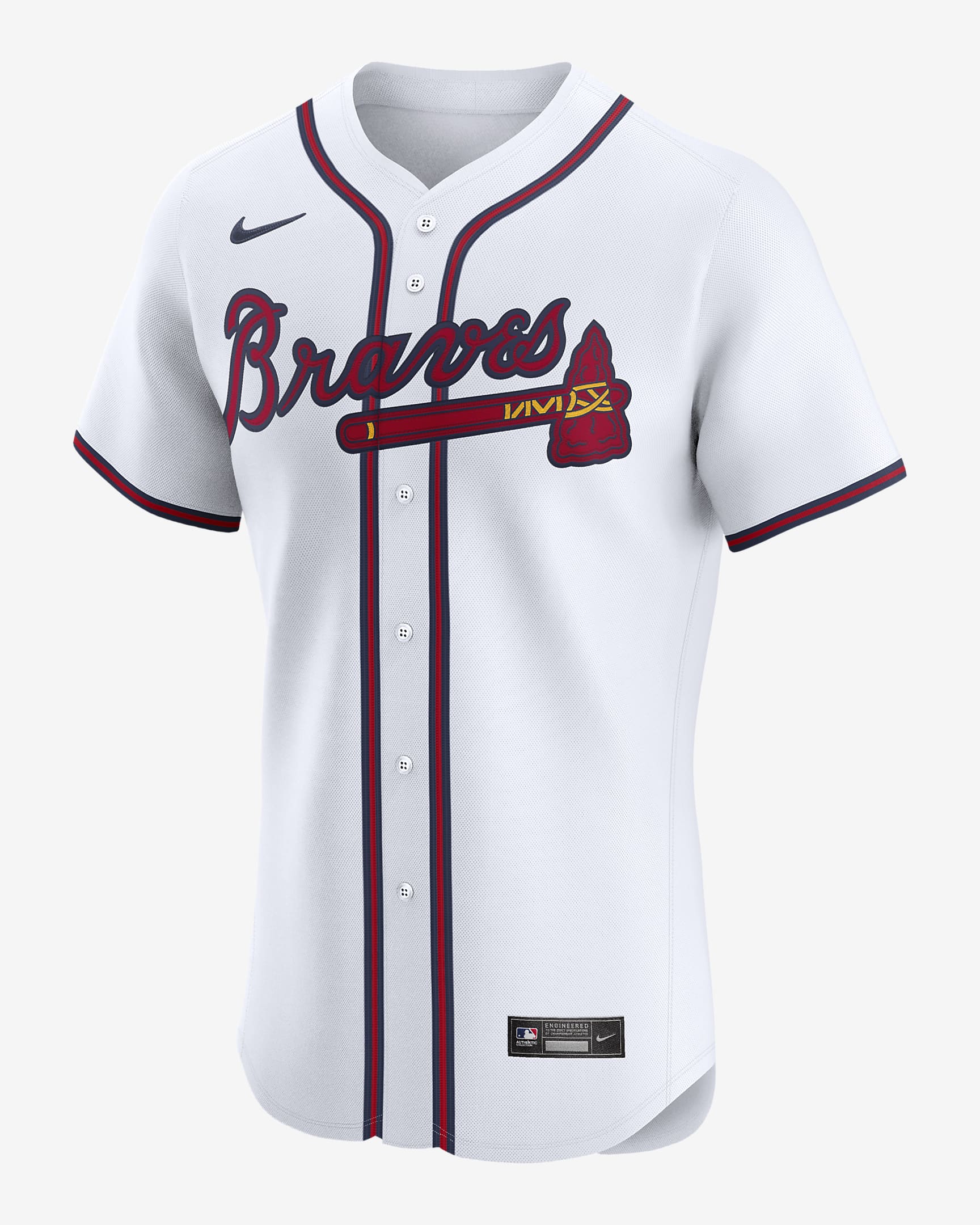 Atlanta Braves Men's Nike Dri-FIT ADV MLB Elite Jersey - Grey