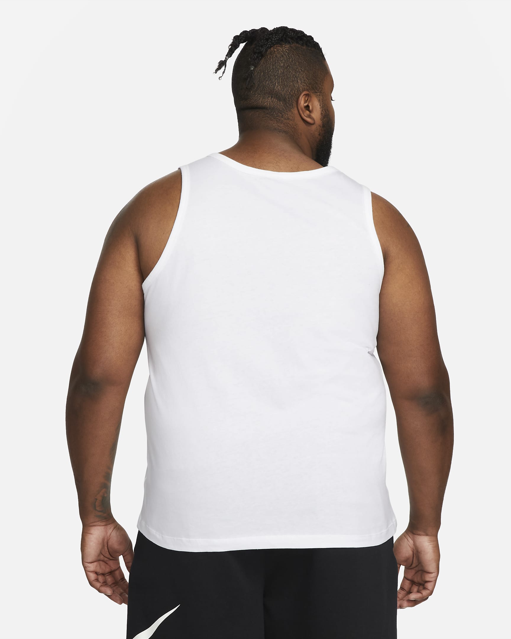 Nike Sportswear Club Men's Tank Top - White/Black