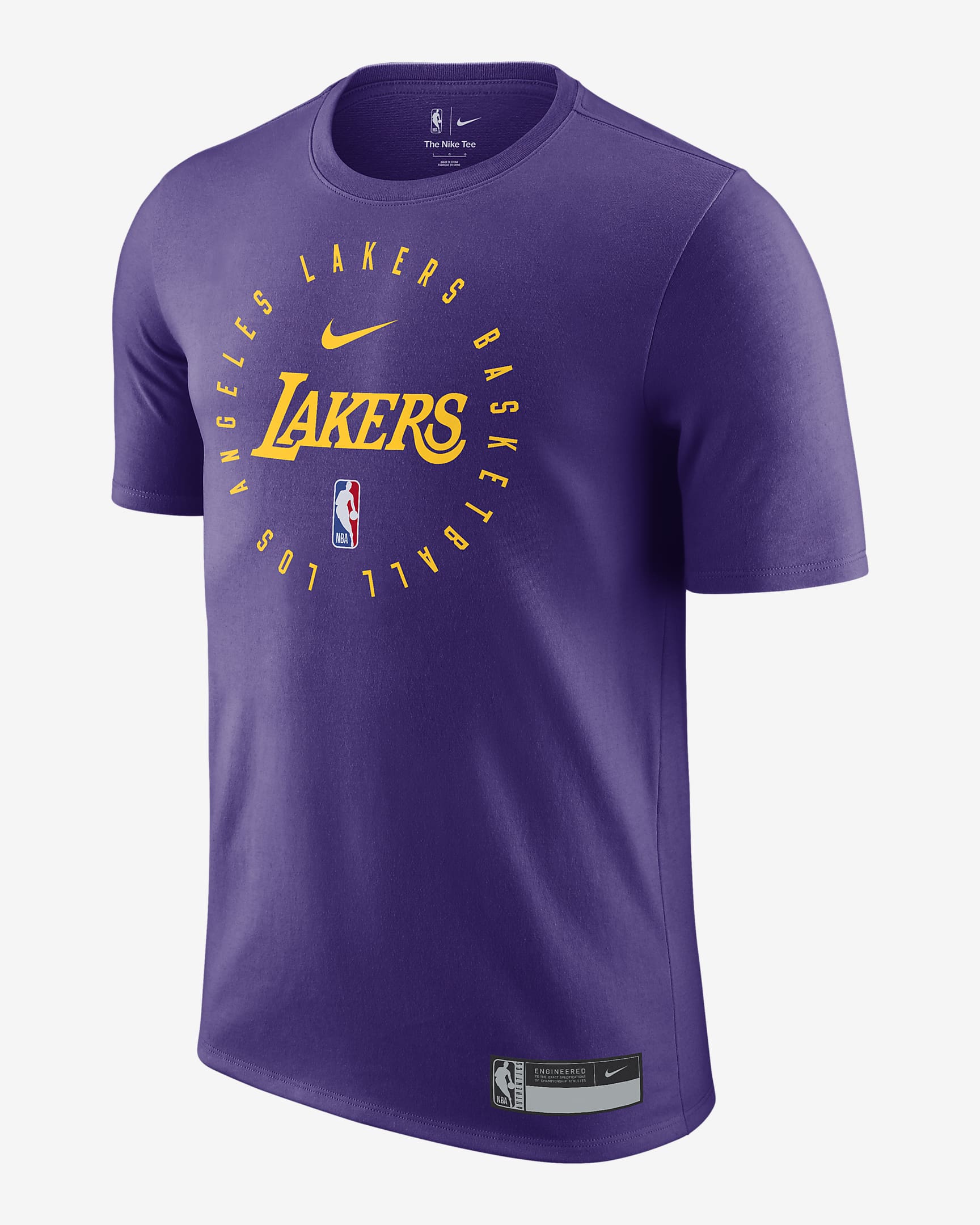 Los Angeles Lakers Men's Nike Dri-FIT NBA T-Shirt - Field Purple