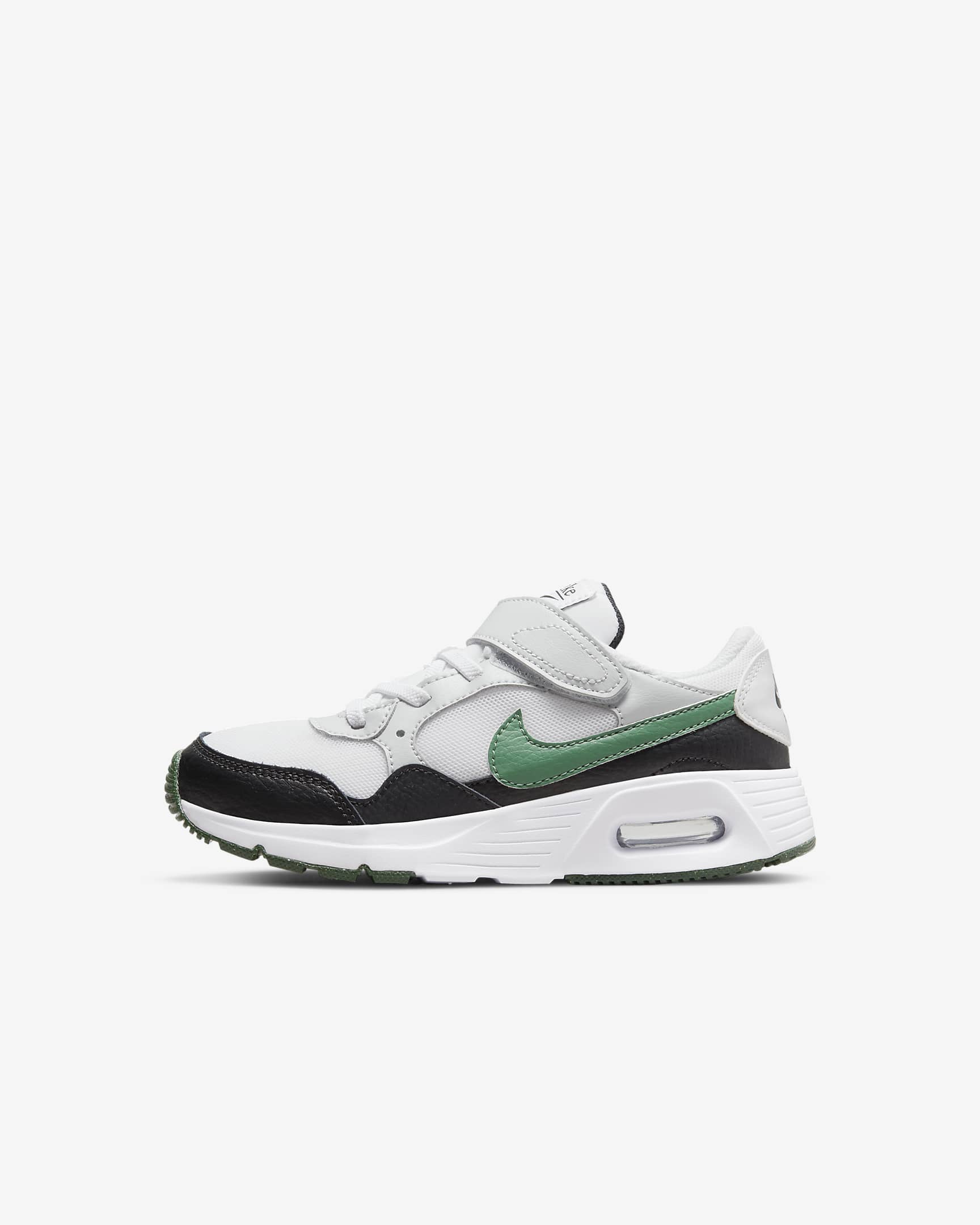 Nike Air Max SC Younger Kids' Shoes - White/Black/Pure Platinum/Gorge Green