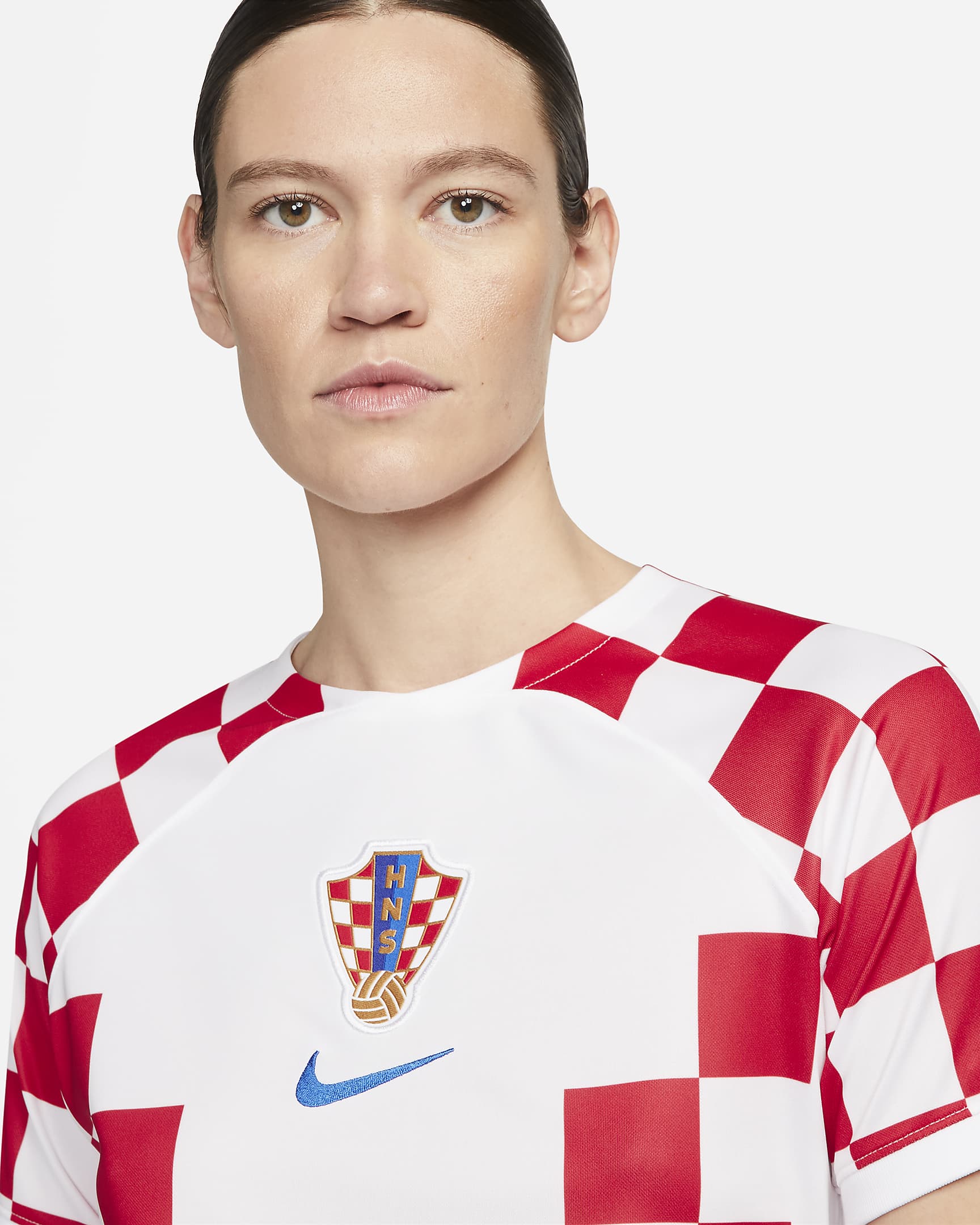 Kroatien 2022/23 Stadium Home Nike DriFITFußballtrikot für Damen. Nike AT