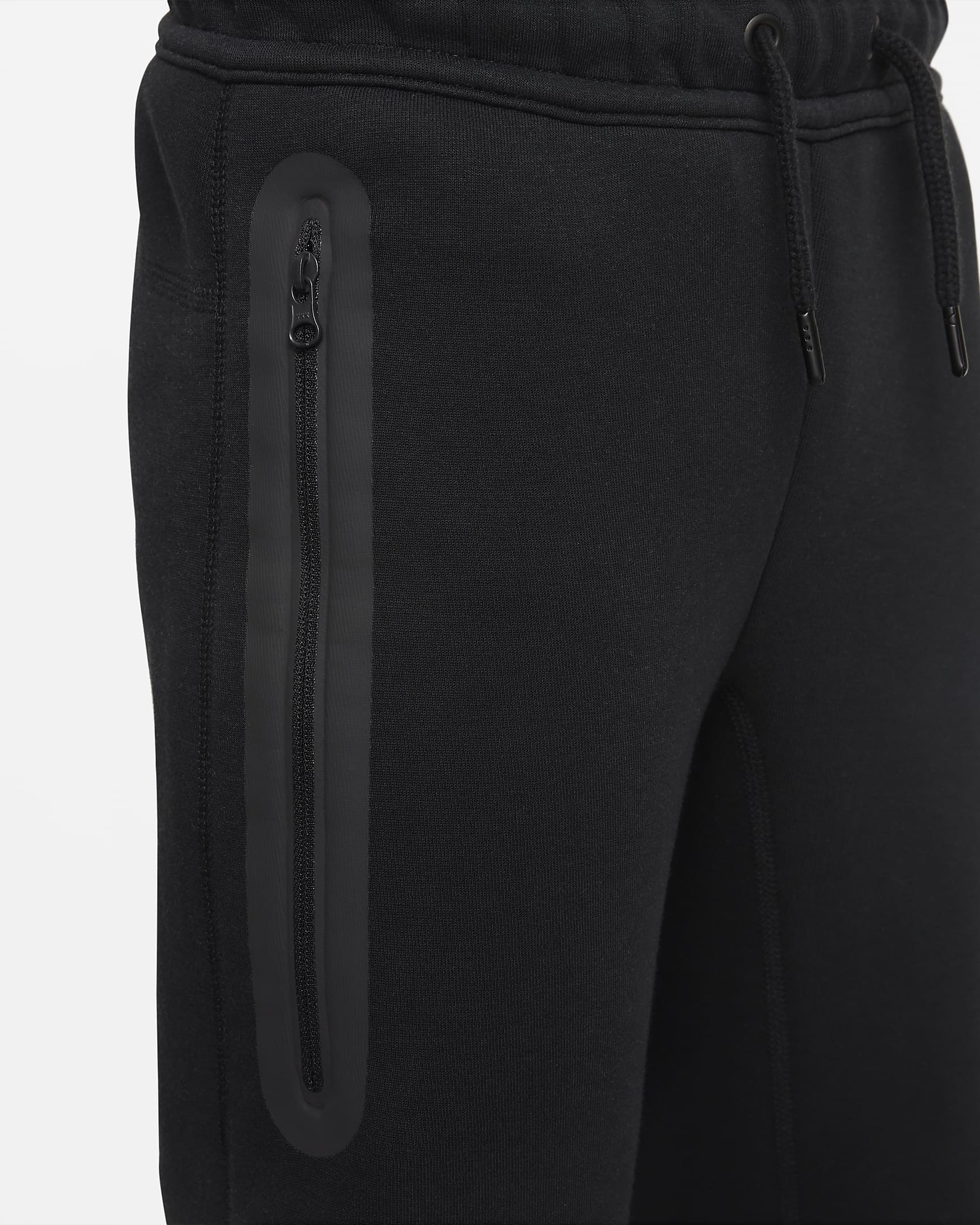 Pantaloni Nike Sportswear Tech Fleece - Ragazzo - Nero/Nero/Nero