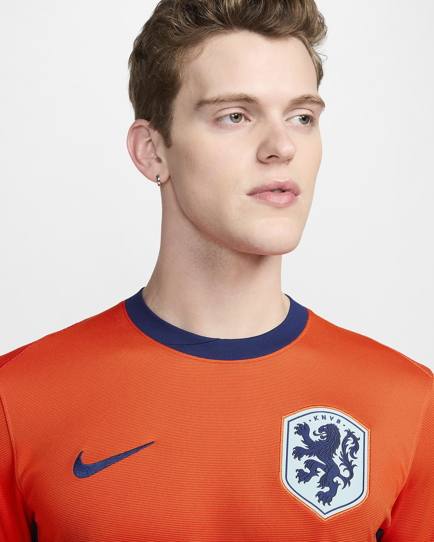 Netherlands (Men's Team) 2024/25 Stadium Home Men's Nike Dri-FIT ...