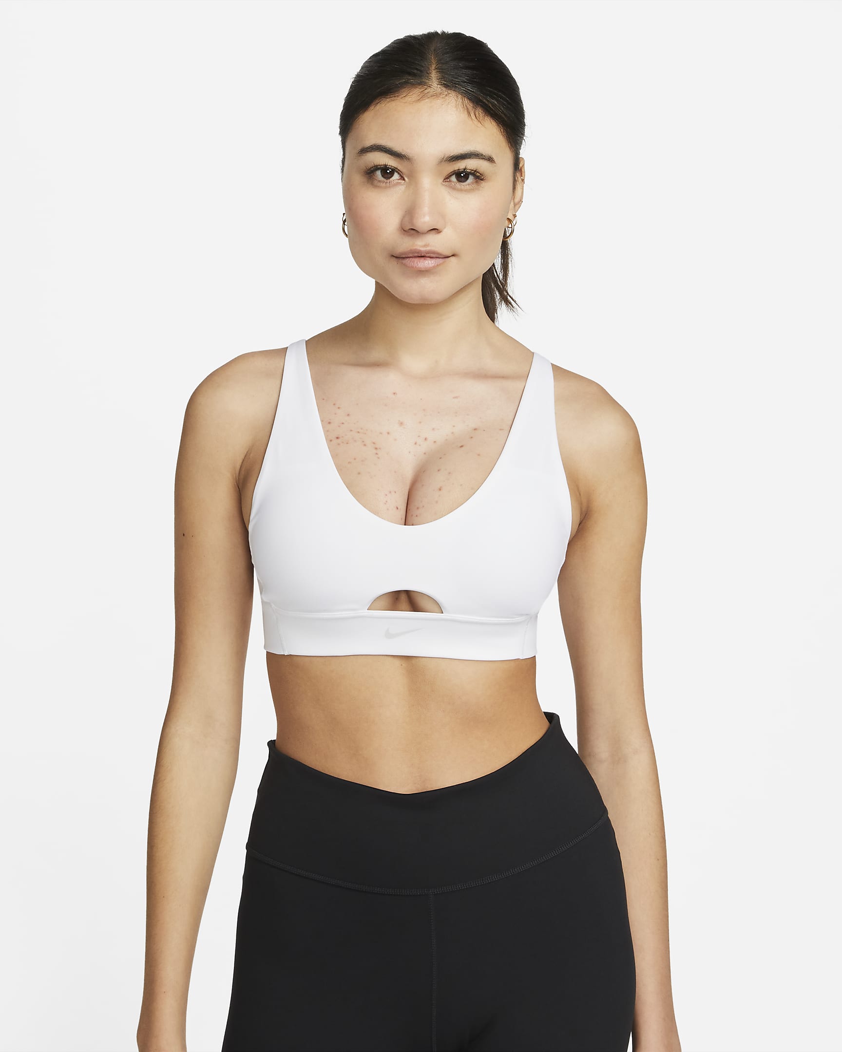 Nike Indy Plunge CutOut Women's MediumSupport Padded Sports Bra. Nike SG