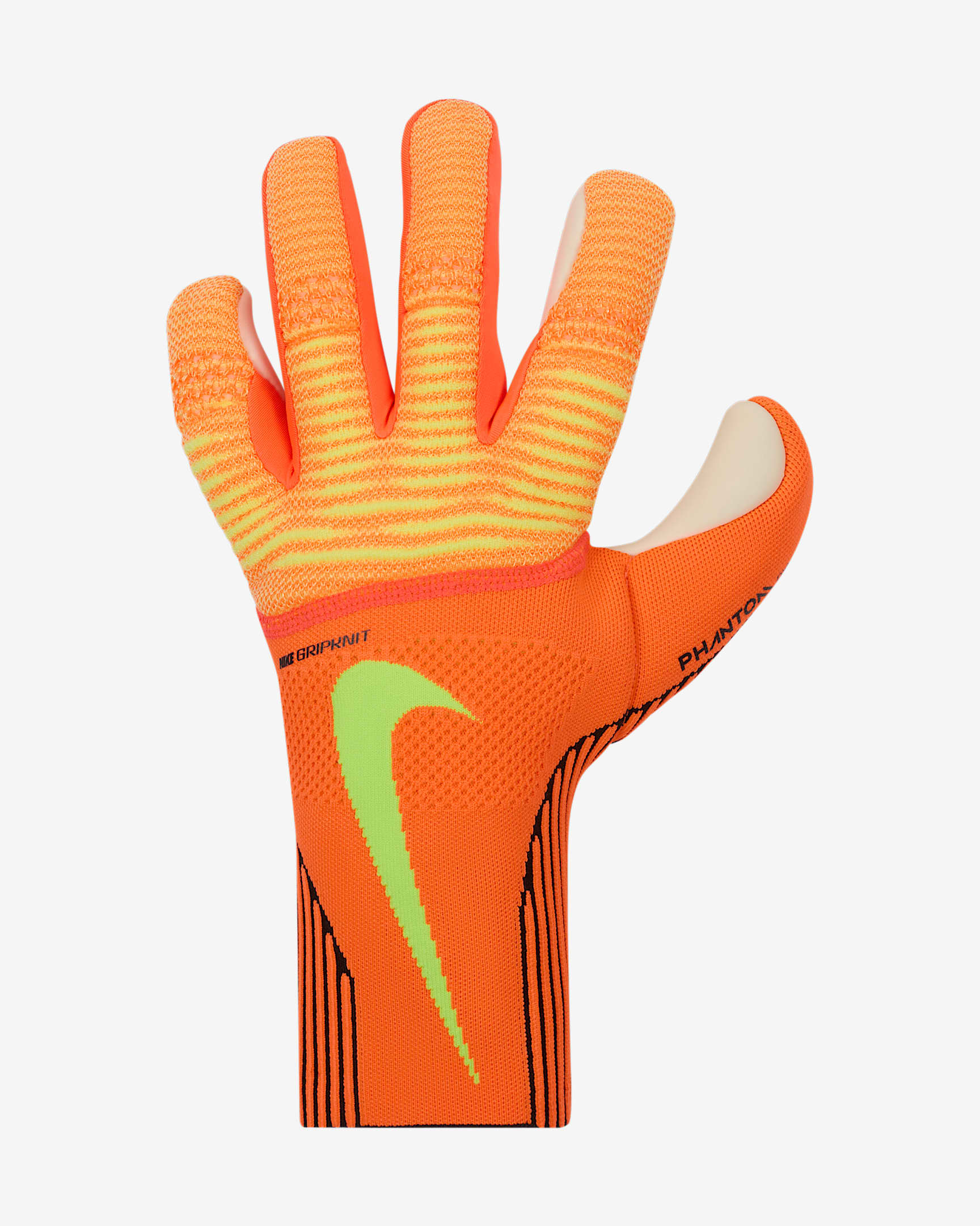 Gants de foot pour gardien de but Dynamic Fit Nike Phantom - Hyper Crimson/Volt