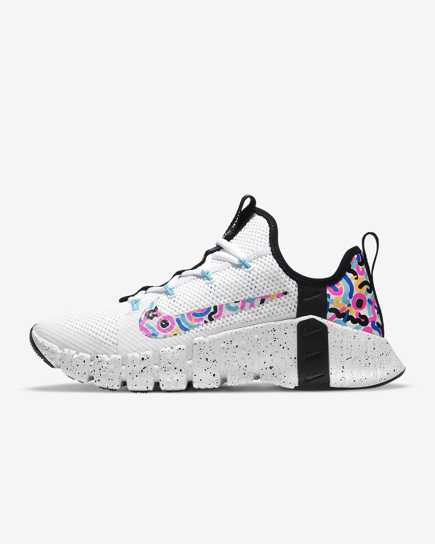 Nike Free Metcon 3 Women's Training Shoe - White/Baltic Blue/Pink Blast/White