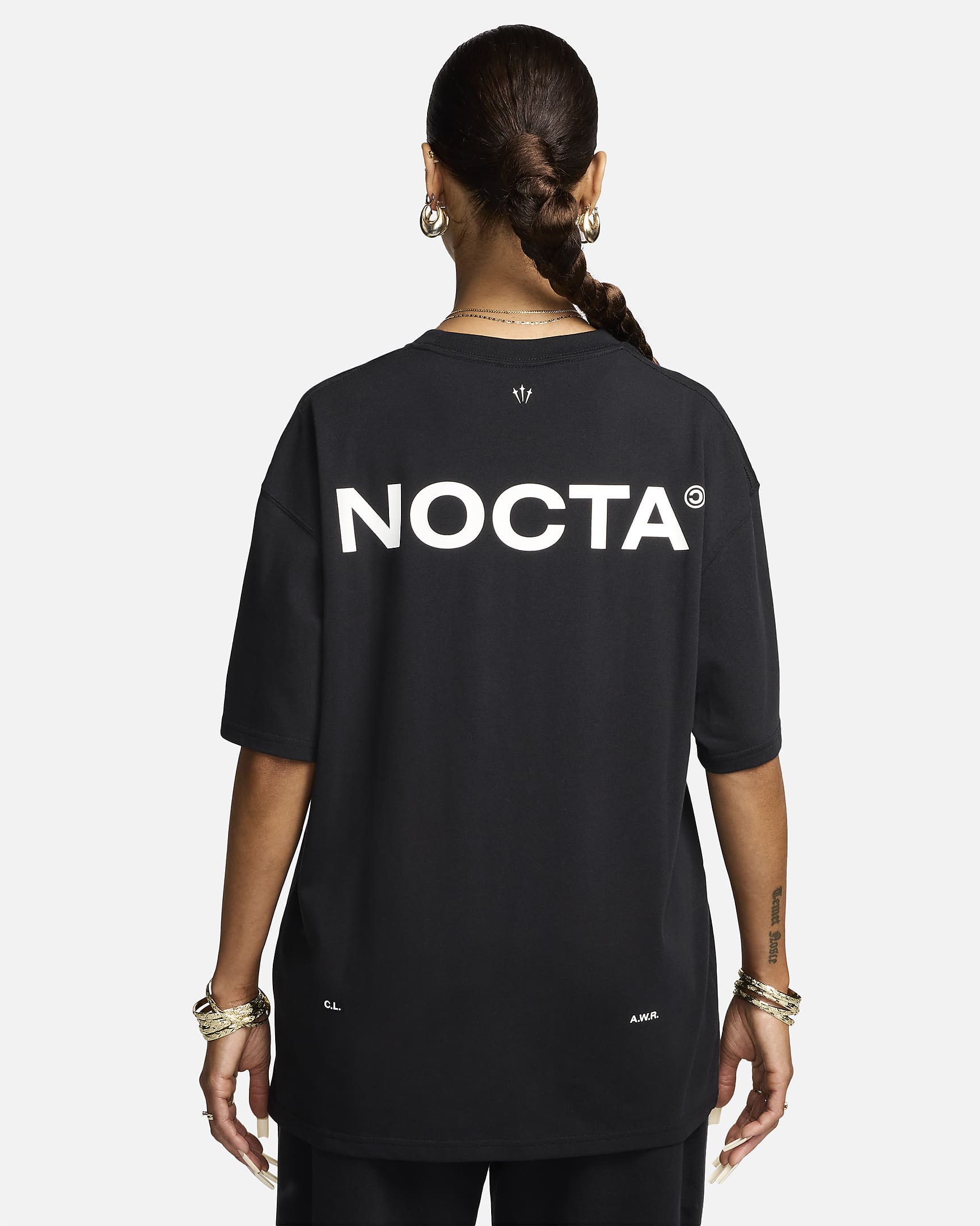 เสื้อยืด NOCTA Big Body CS NOCTA - ดำ/ดำ/ขาว