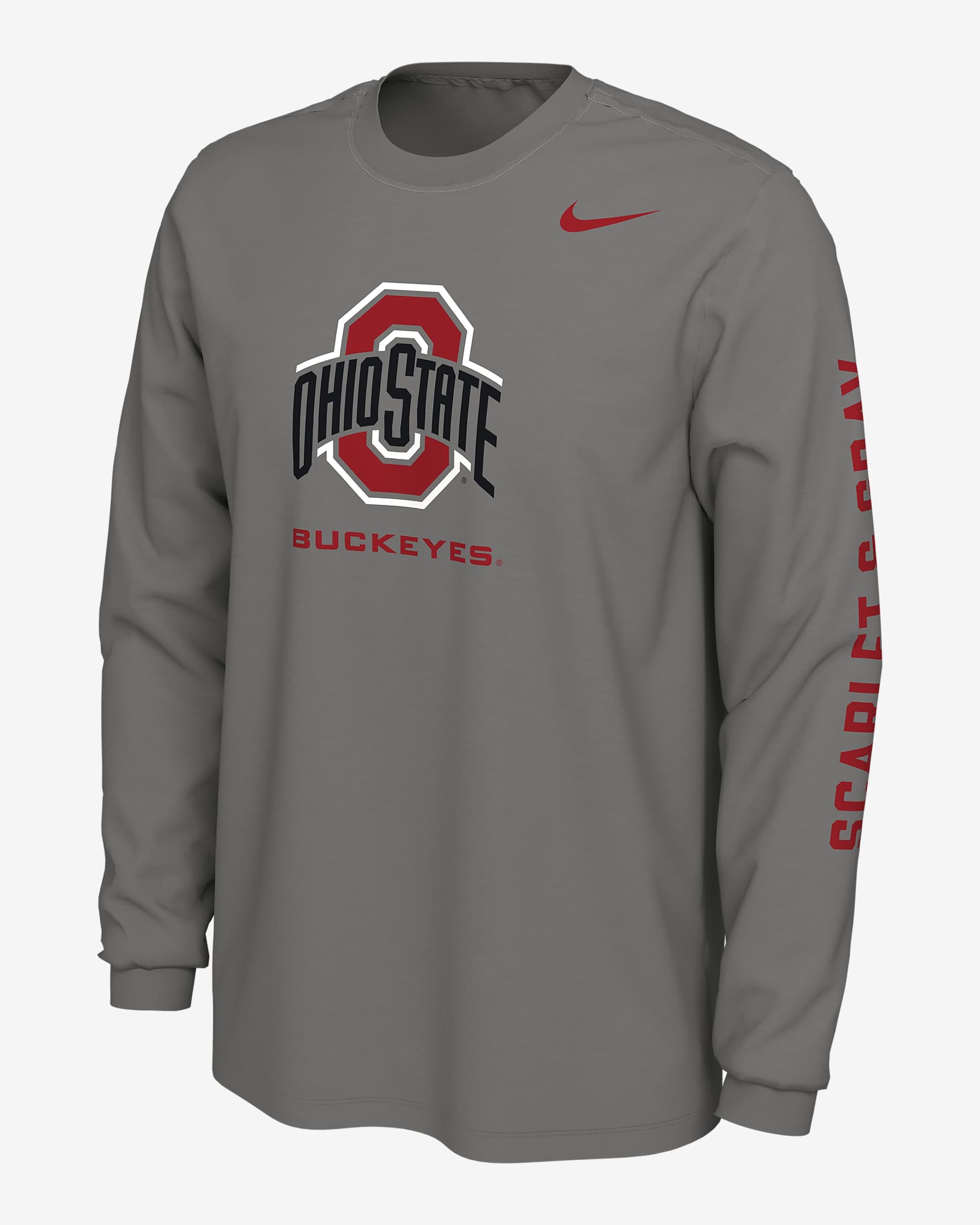 Ohio State Men's Nike College Long-Sleeve T-Shirt. Nike.com