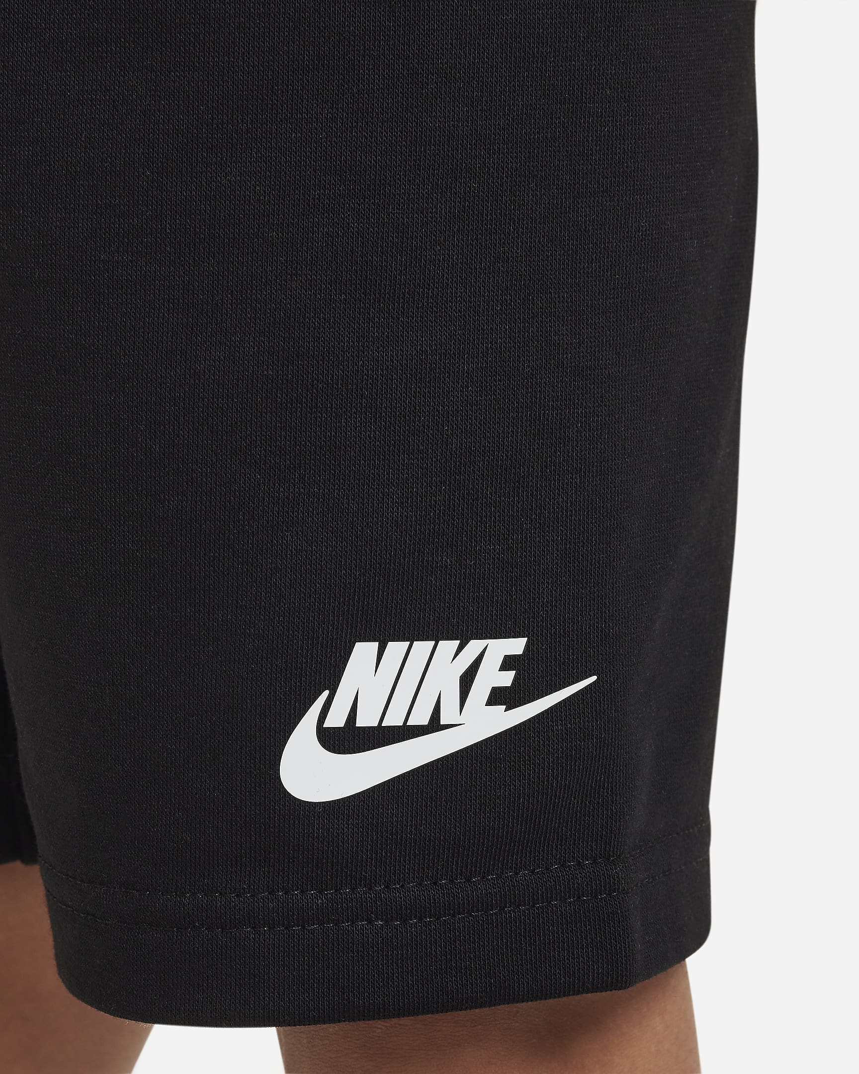 Conjunto de shorts de dos piezas para niños talla pequeña Nike Sportswear - Negro