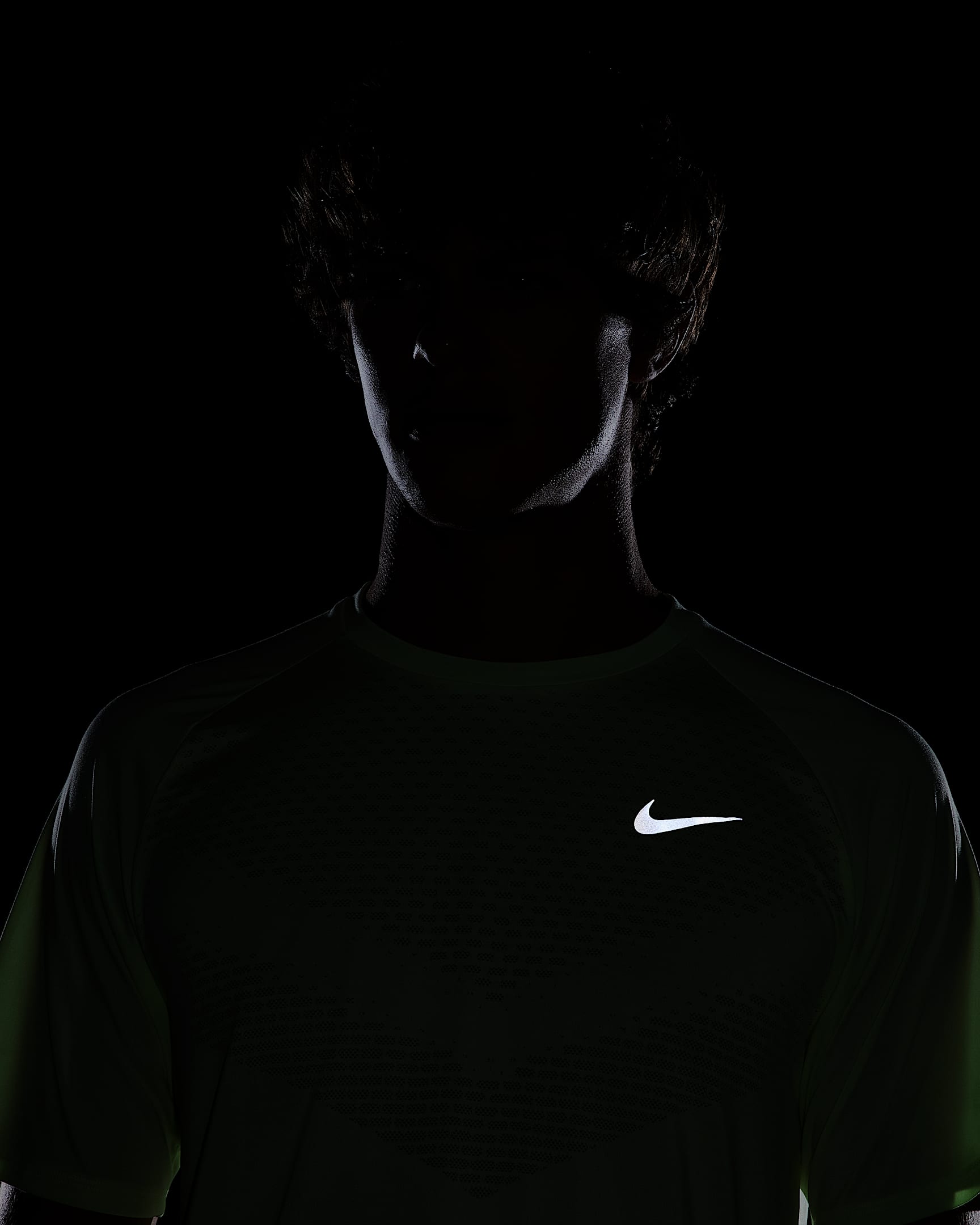 camiseta running hombre nike