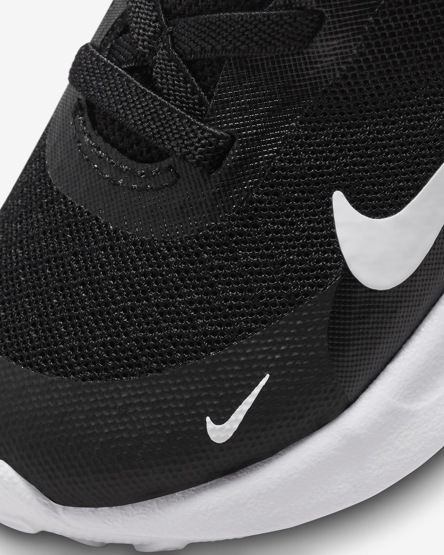 Nike Revolution 7 Baby/Toddler Shoes - Black/White/White