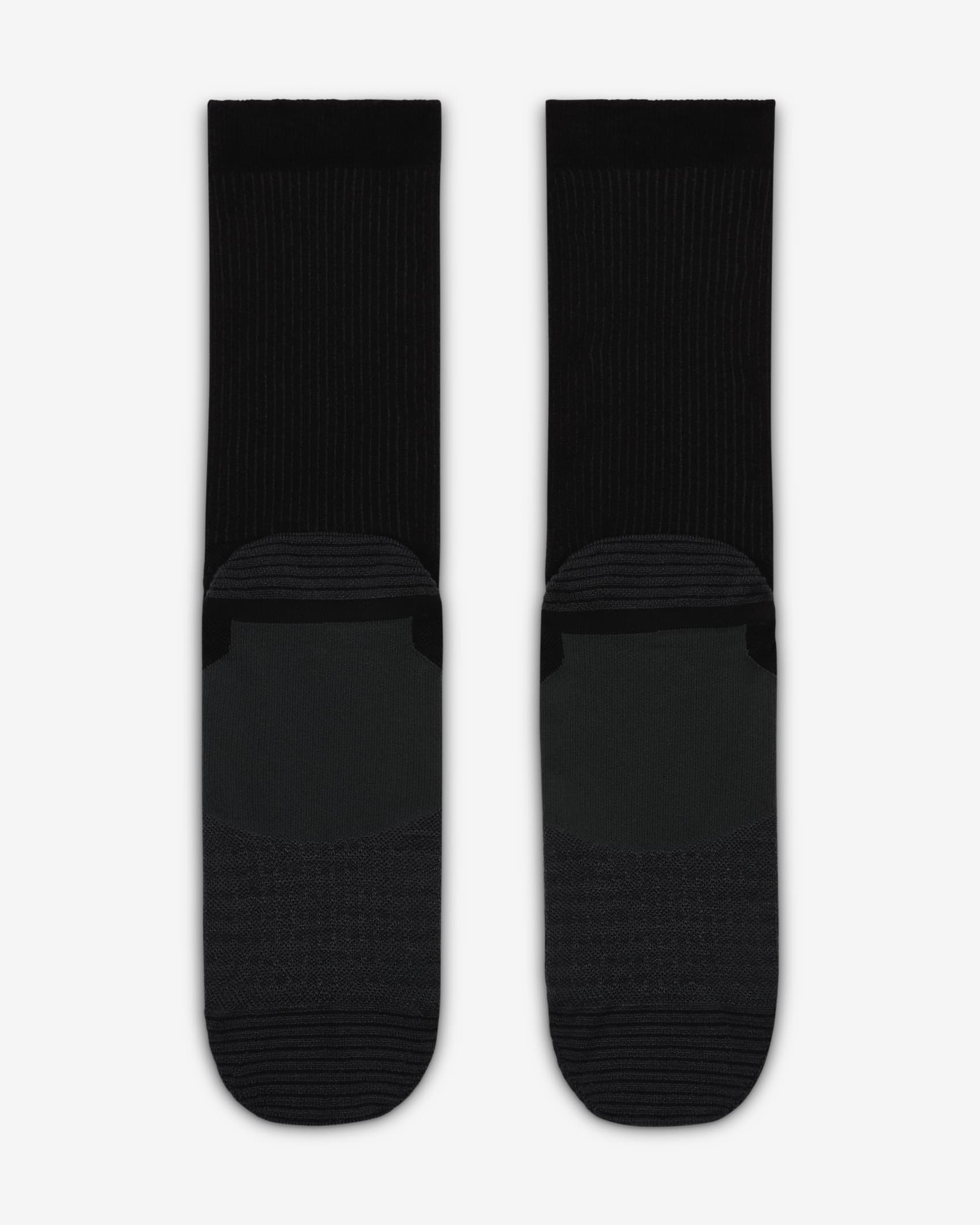 Nike Trail-Running Crew Socks (1 Pair) - Black/Anthracite/Reflect Silver