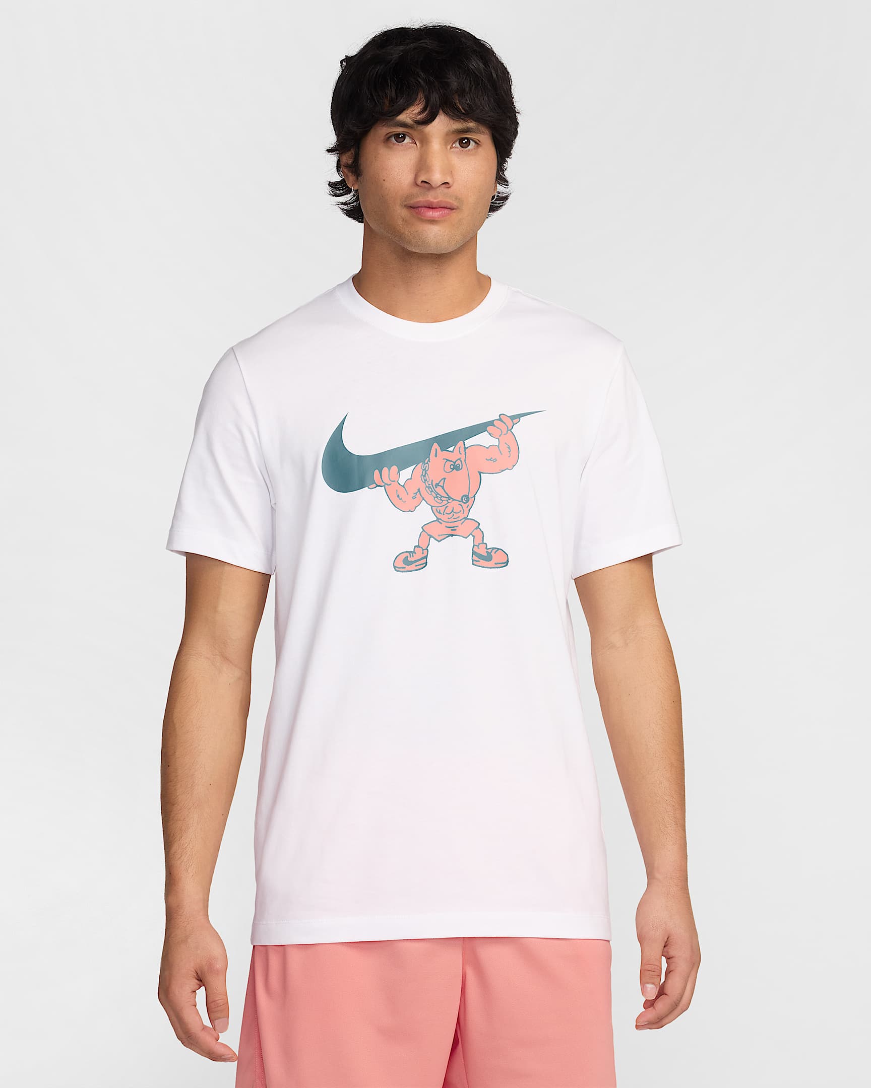 Nike Men's Fitness T-Shirt - White