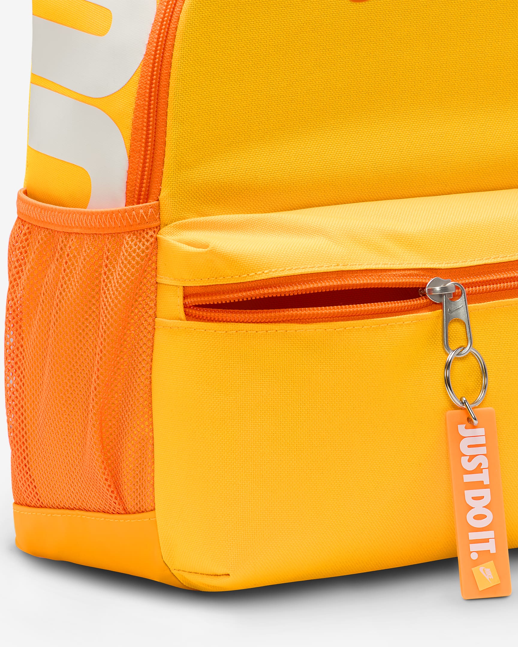 Nike Brasilia JDI Kids' Mini Backpack (11L) - Laser Orange/Sail/Total Orange