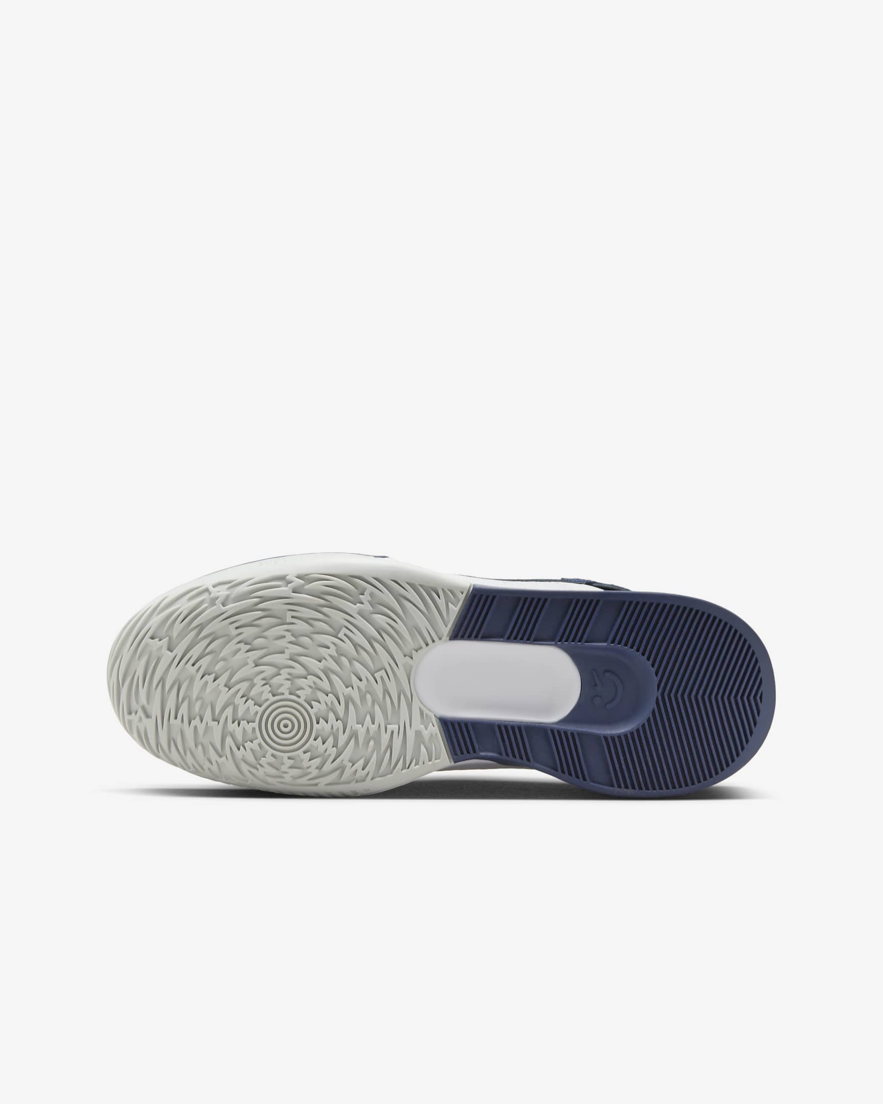 Nike Crosscourt sko til små/store barn - Hvit/Midnight Navy/Light Silver