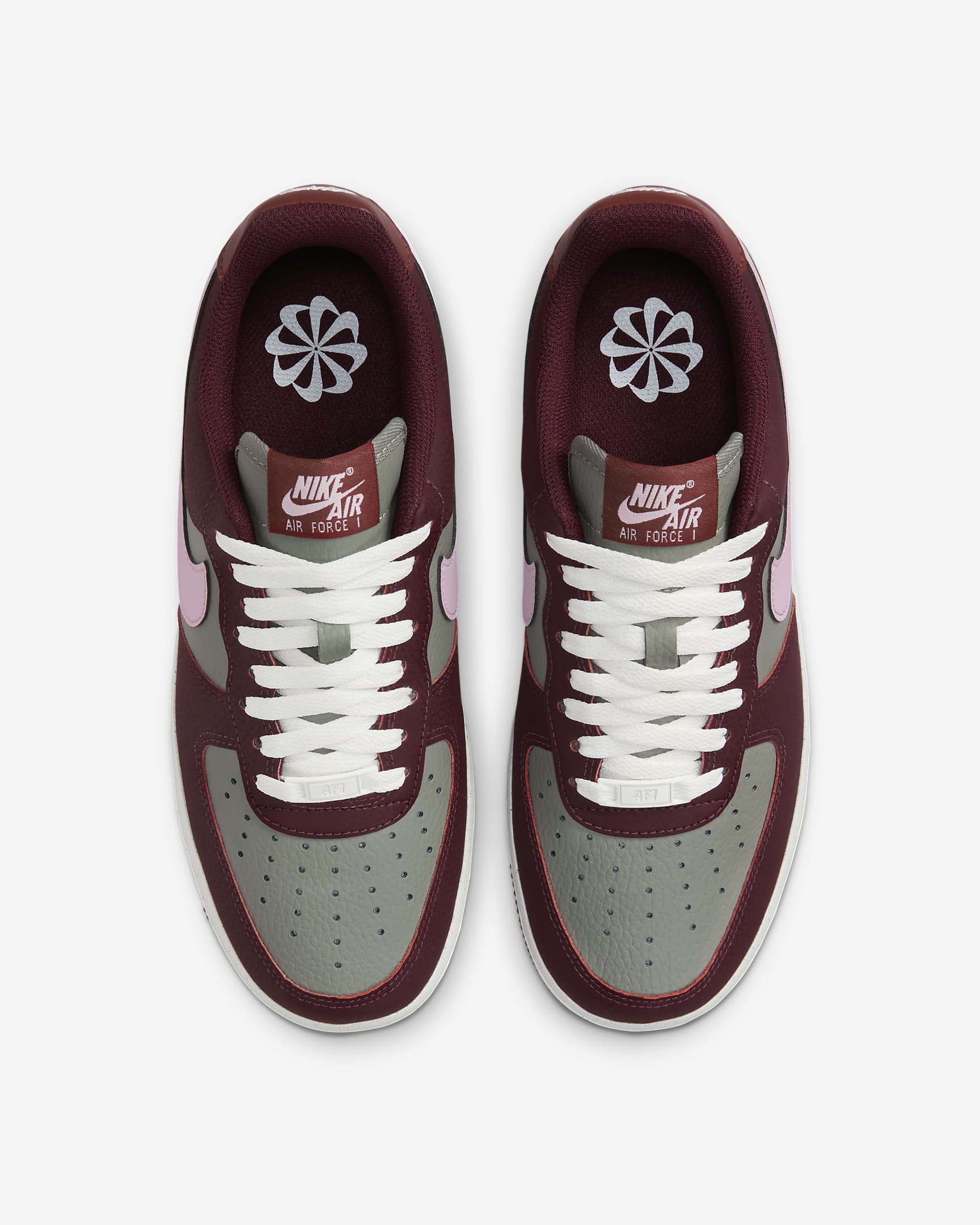 Nike Air Force 1 '07 Next Nature Women's Shoes - Burgundy Crush/Dark Stucco/Sail/Pink Foam