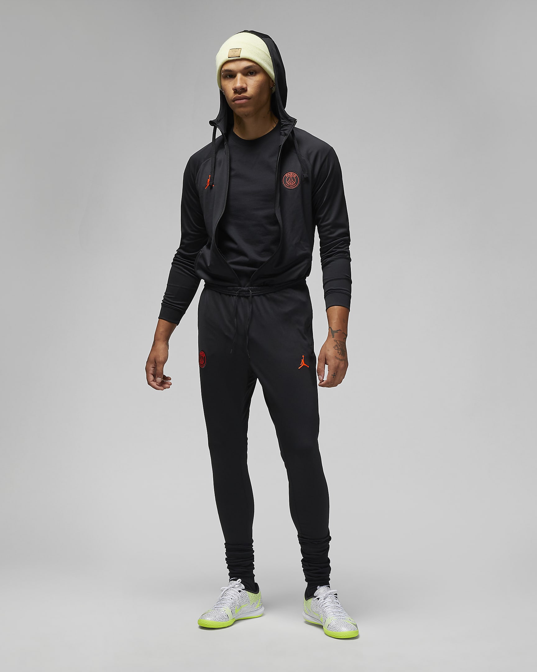 Paris Saint-Germain Strike Men's Nike Dri-FIT Knit Football Tracksuit ...